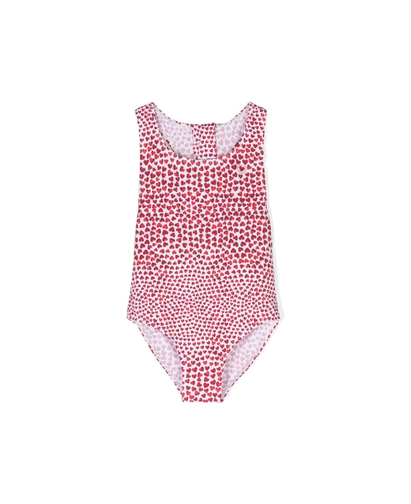 Stella McCartney Kids One-piece Swimsuit With Print - Cream