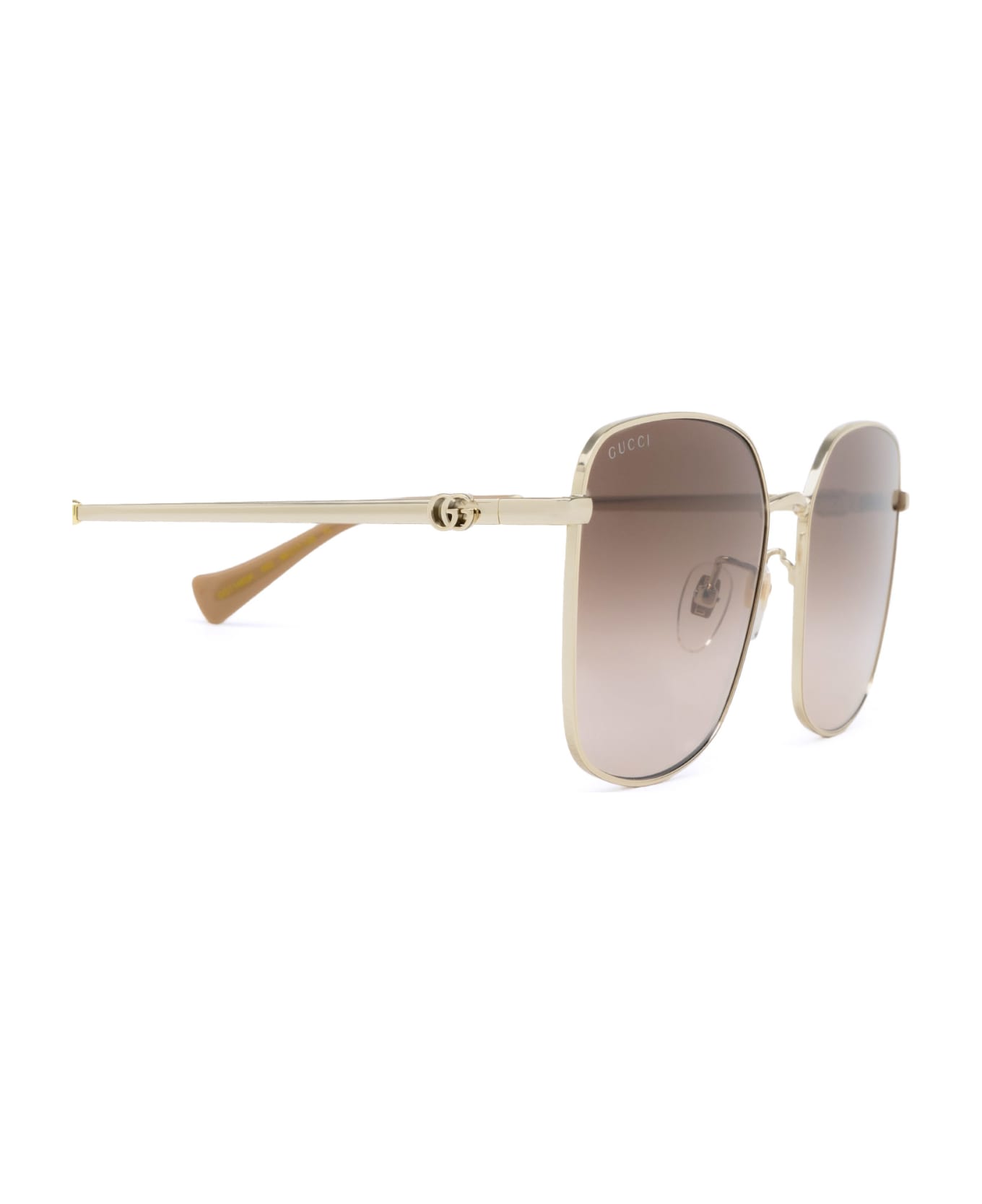 Gucci Eyewear Gg1146sk Gold Sunglasses - Gold