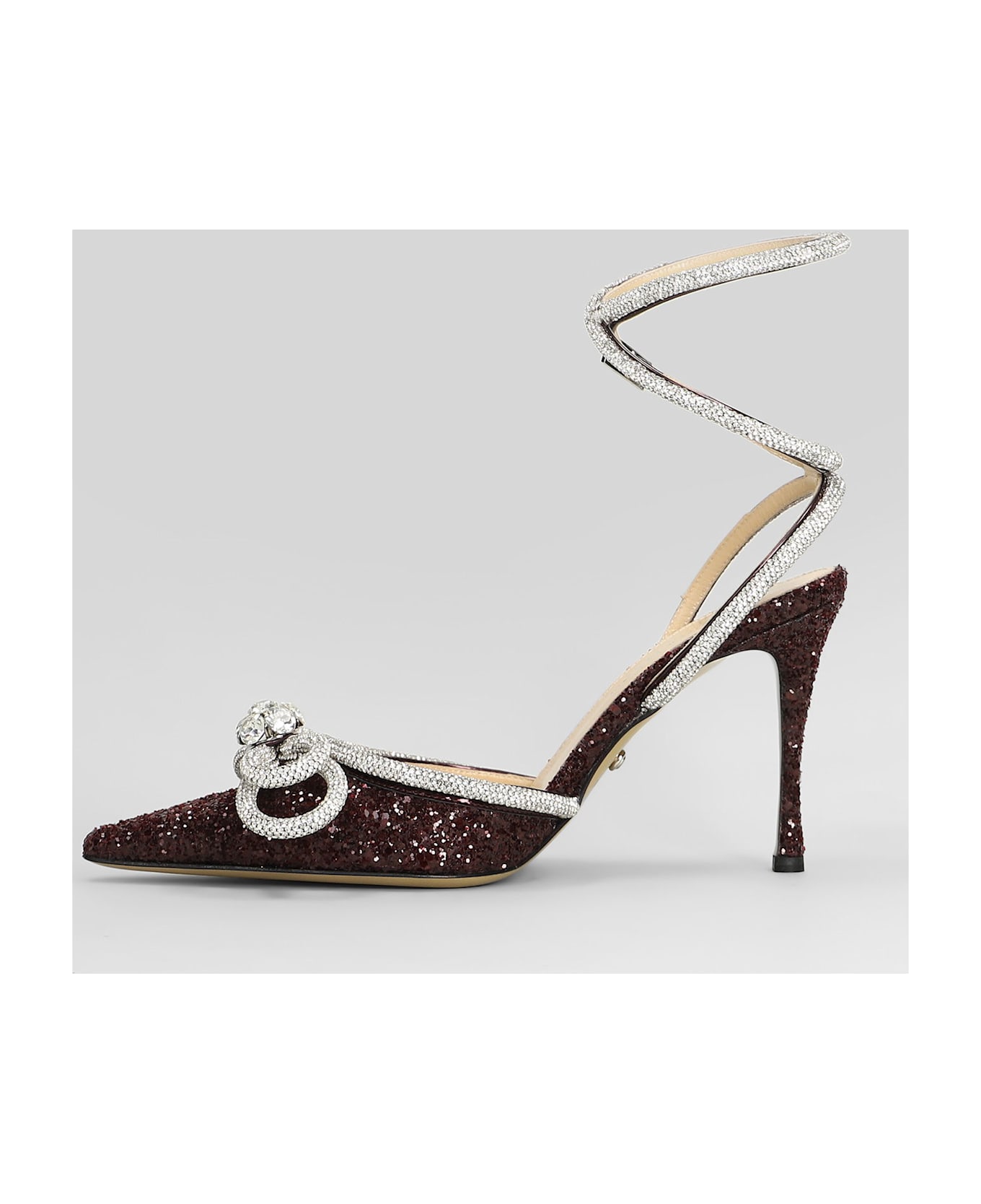 Mach 
Mach Pumps In Bordeaux Glitter - bordeaux