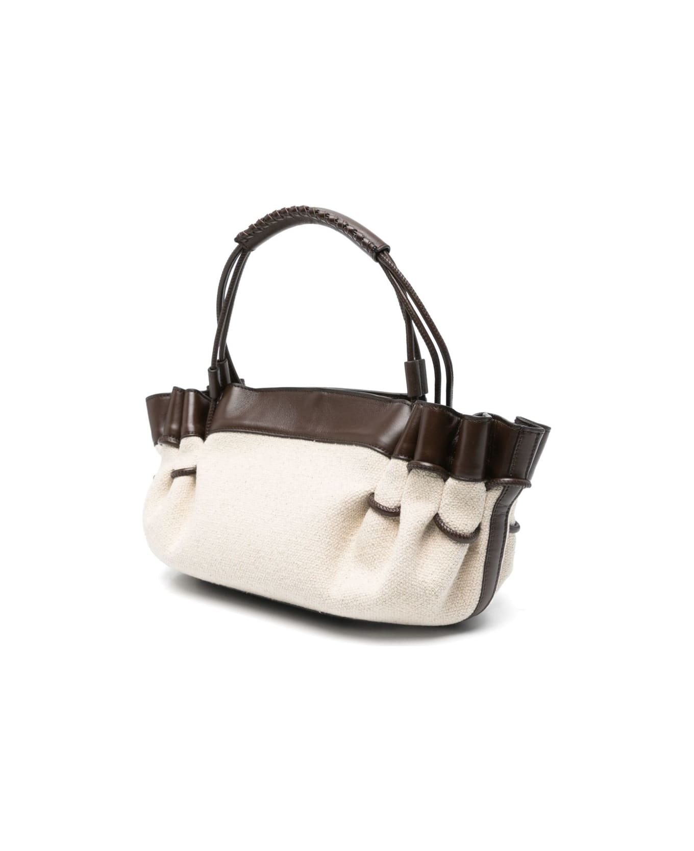 Hereu Arta Canvas Shoulder Bag - Brown