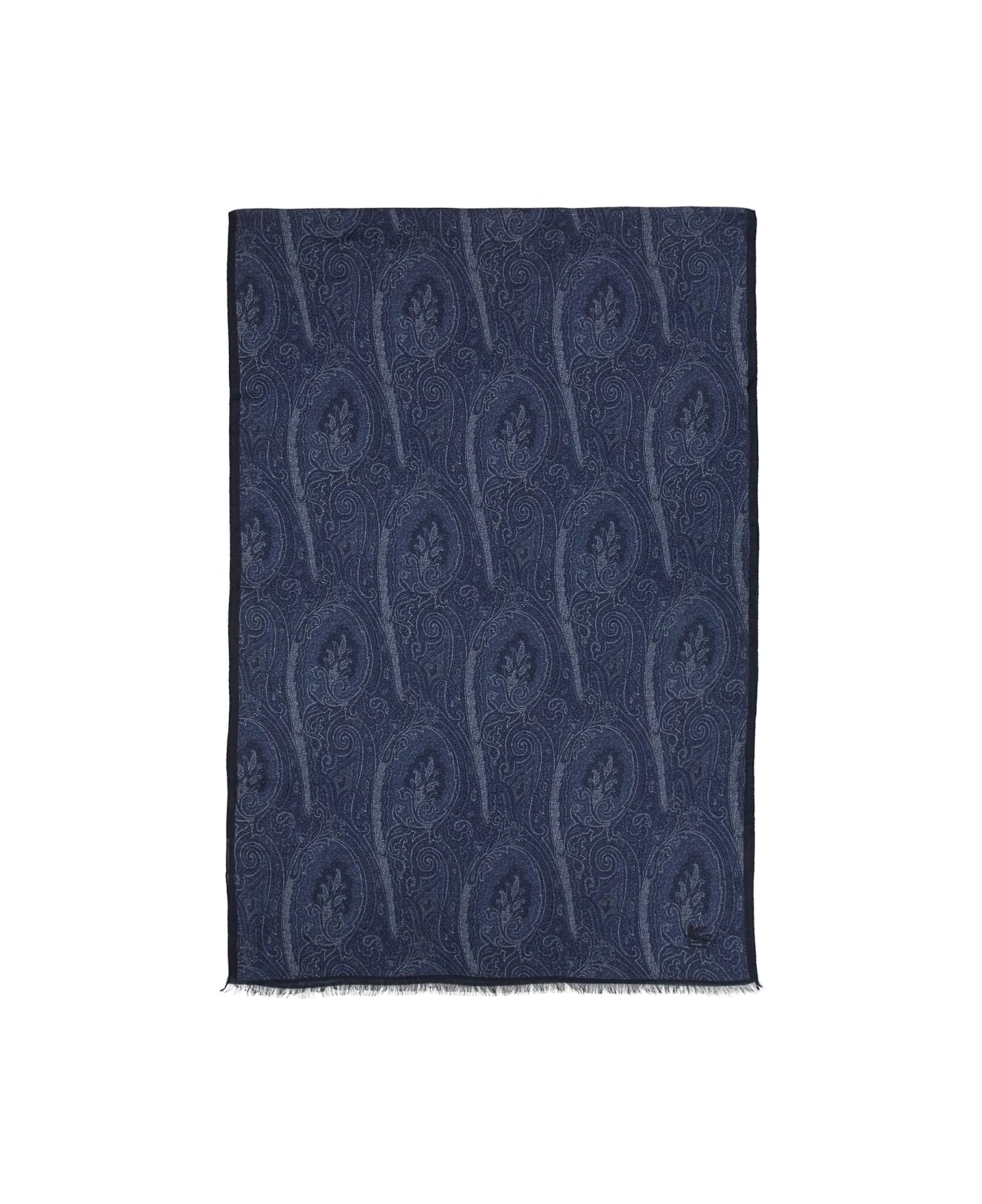 Etro "paisley" Scarf - BLUE