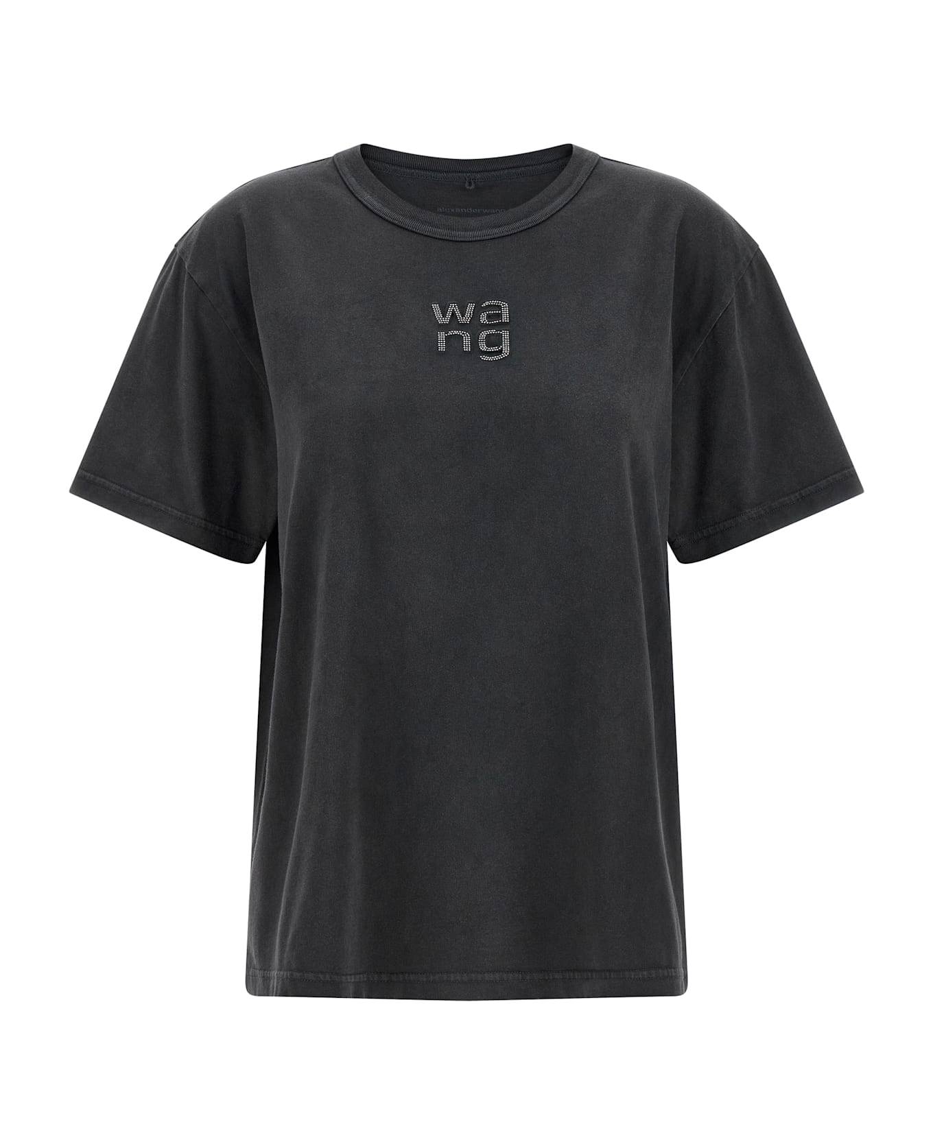 T by Alexander Wang 'hotfix Logo' T-shirt - Black  