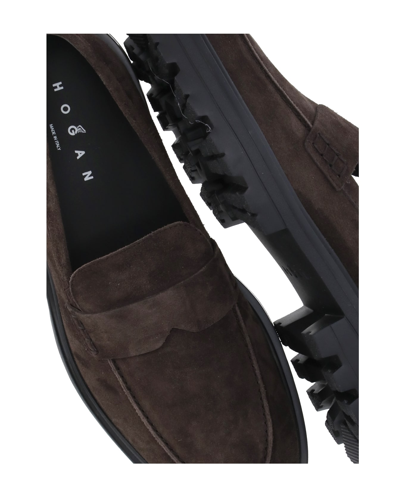 Hogan H673 Loafers - Brown