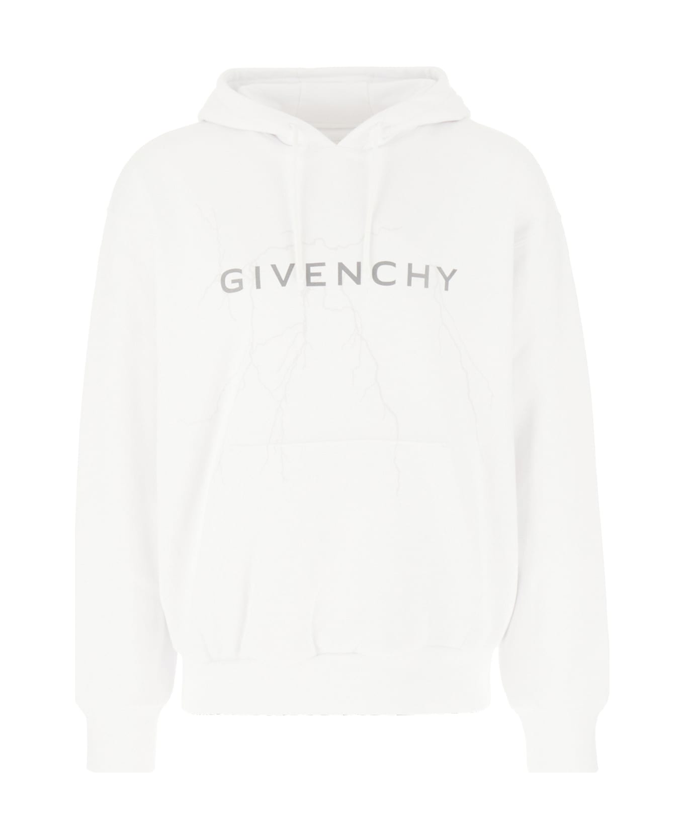 Givenchy White Givenchy Hoodie With Print - 100