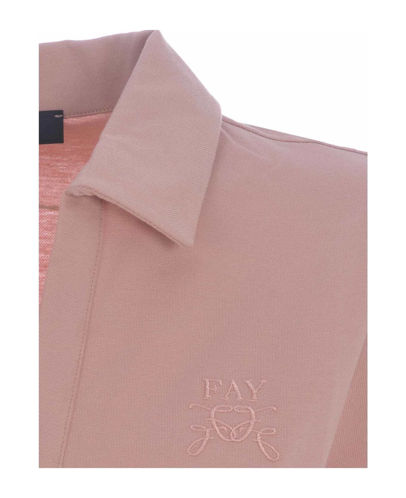 Fay Polo Shirt Fay Made Of Piquet - Rosa