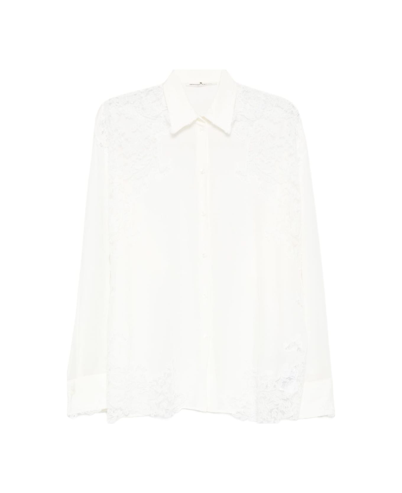 Ermanno Scervino Silk Shirt - White