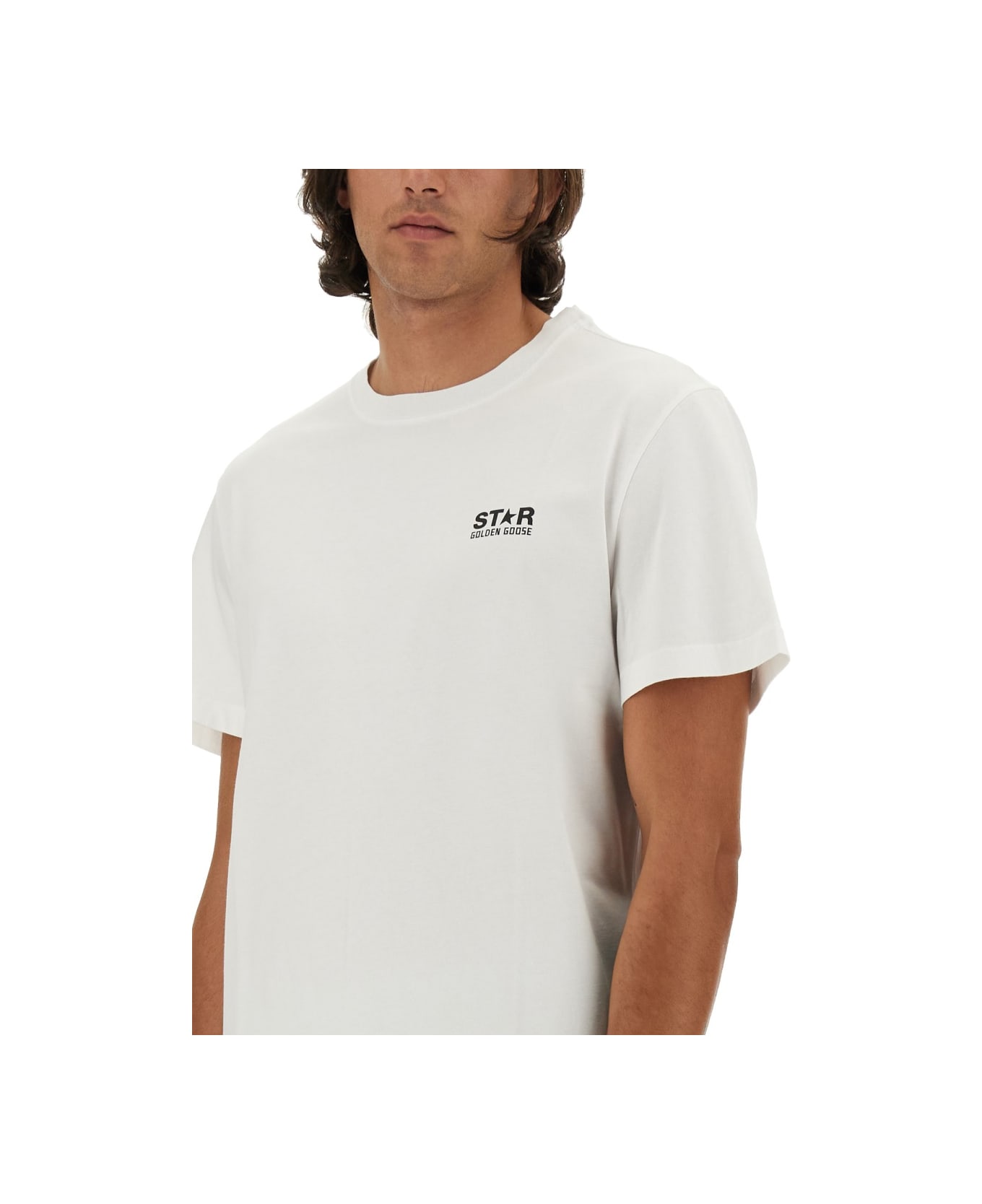 Golden Goose T-shirt Con Stampa Logo - MULTICOLOUR