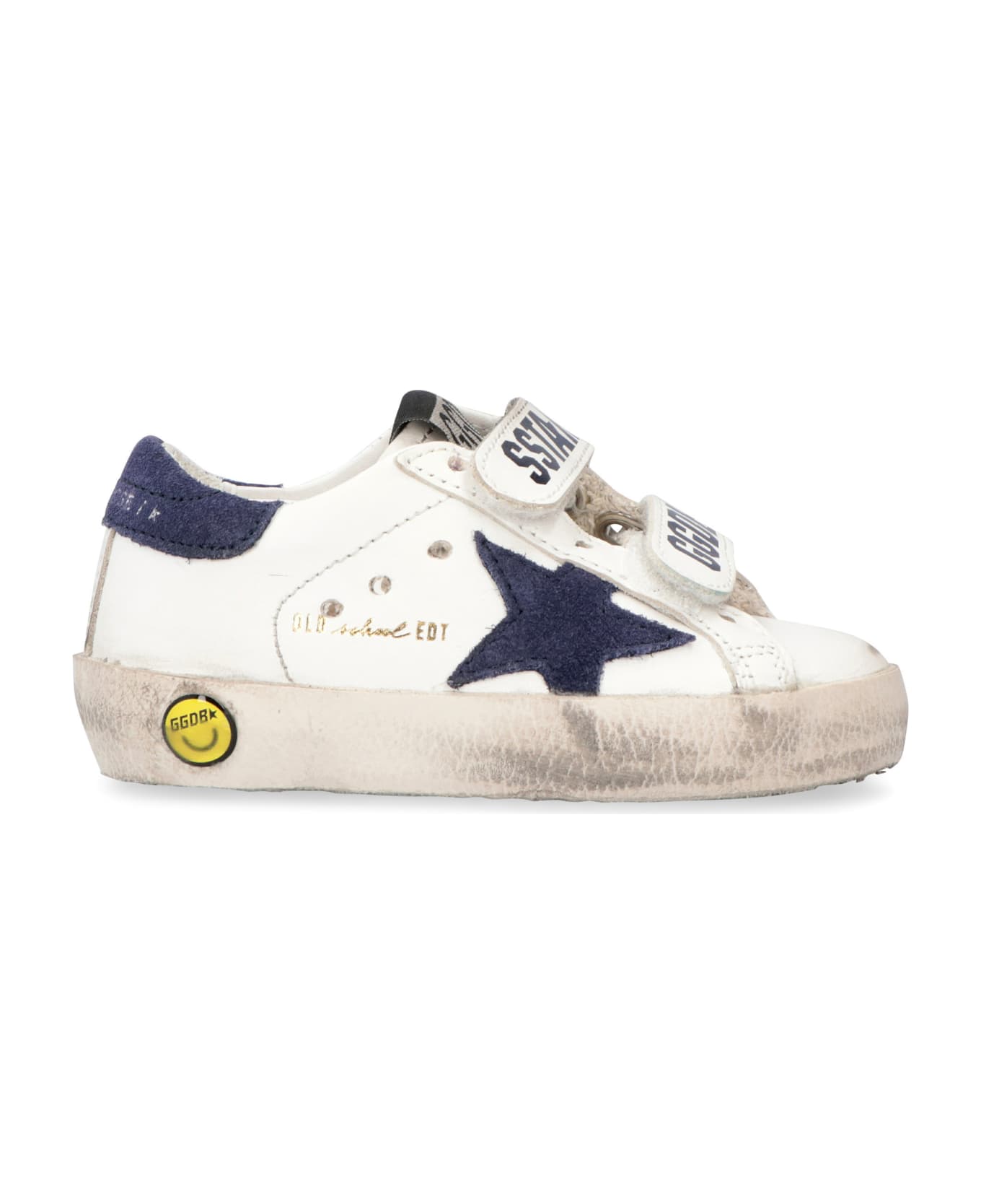 Golden Goose Old School Leather Low-top Sneakers - WHITE