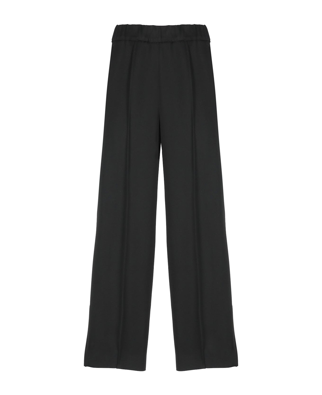 Jil Sander Satin Pants - Black