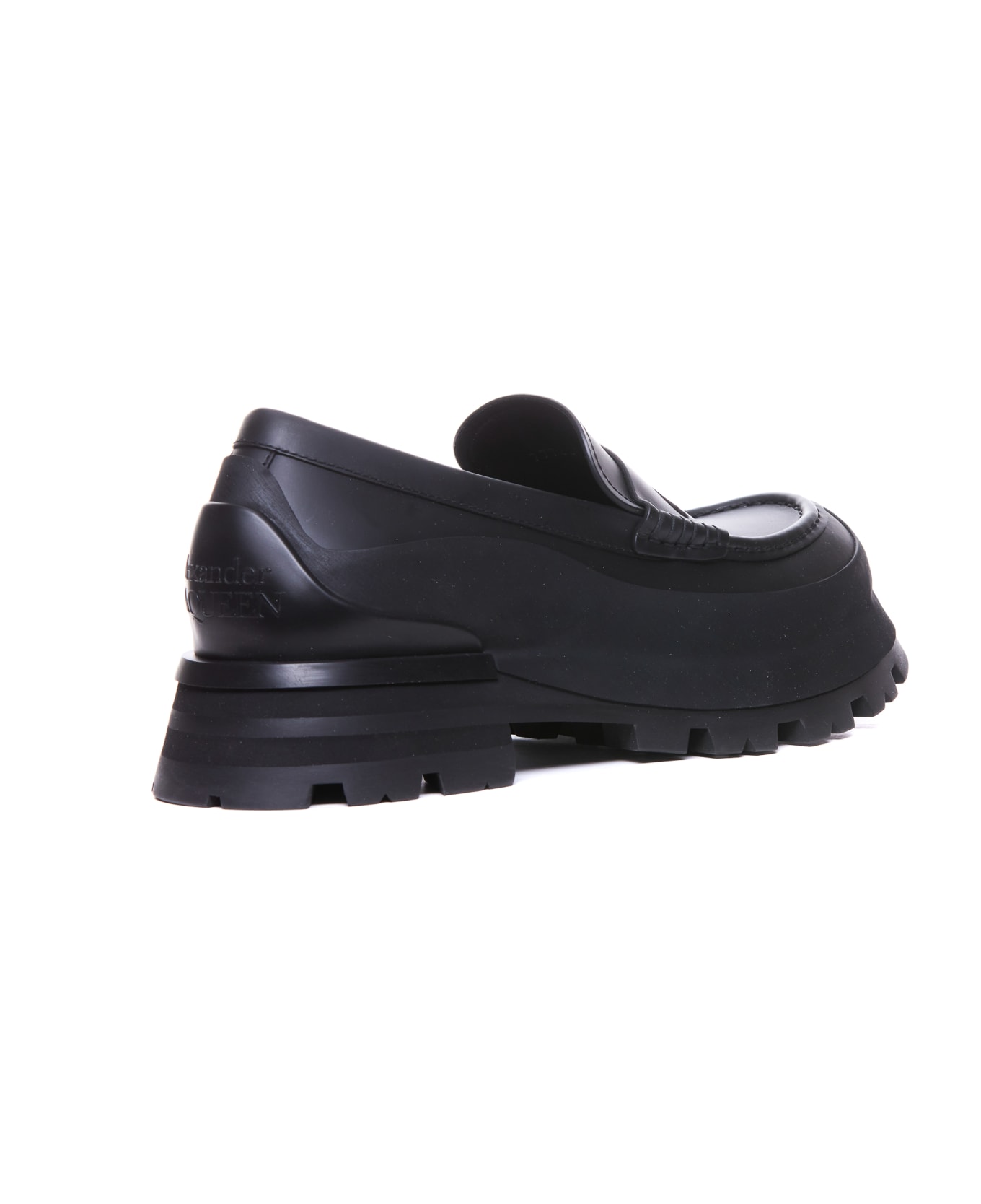 Alexander McQueen Seal Logo Loafers - Black