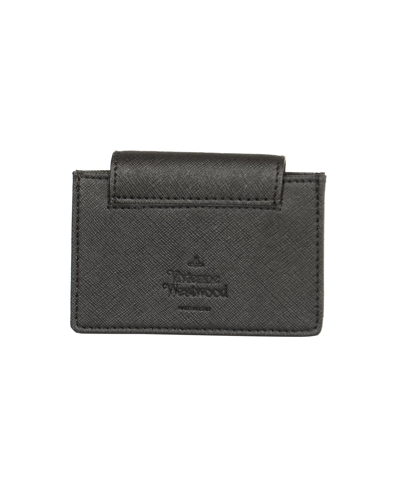 【Vivienne Westwood】Flap Card Holder/追跡可能/全国送料無料 EXECUTIVE LEATHER FLAP CARD HOLDER（名刺入れ）｜Vivienne