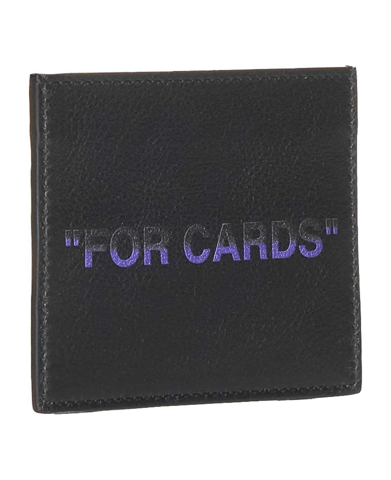 Off-White Wallet - Black purple