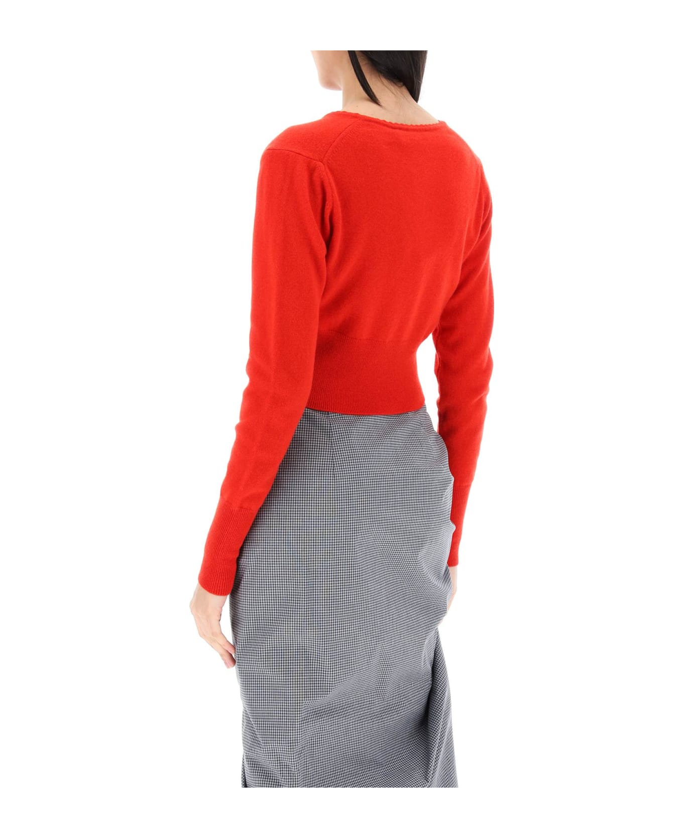 Vivienne Westwood Bea Cropped Cardigan - RED (Red) カーディガン