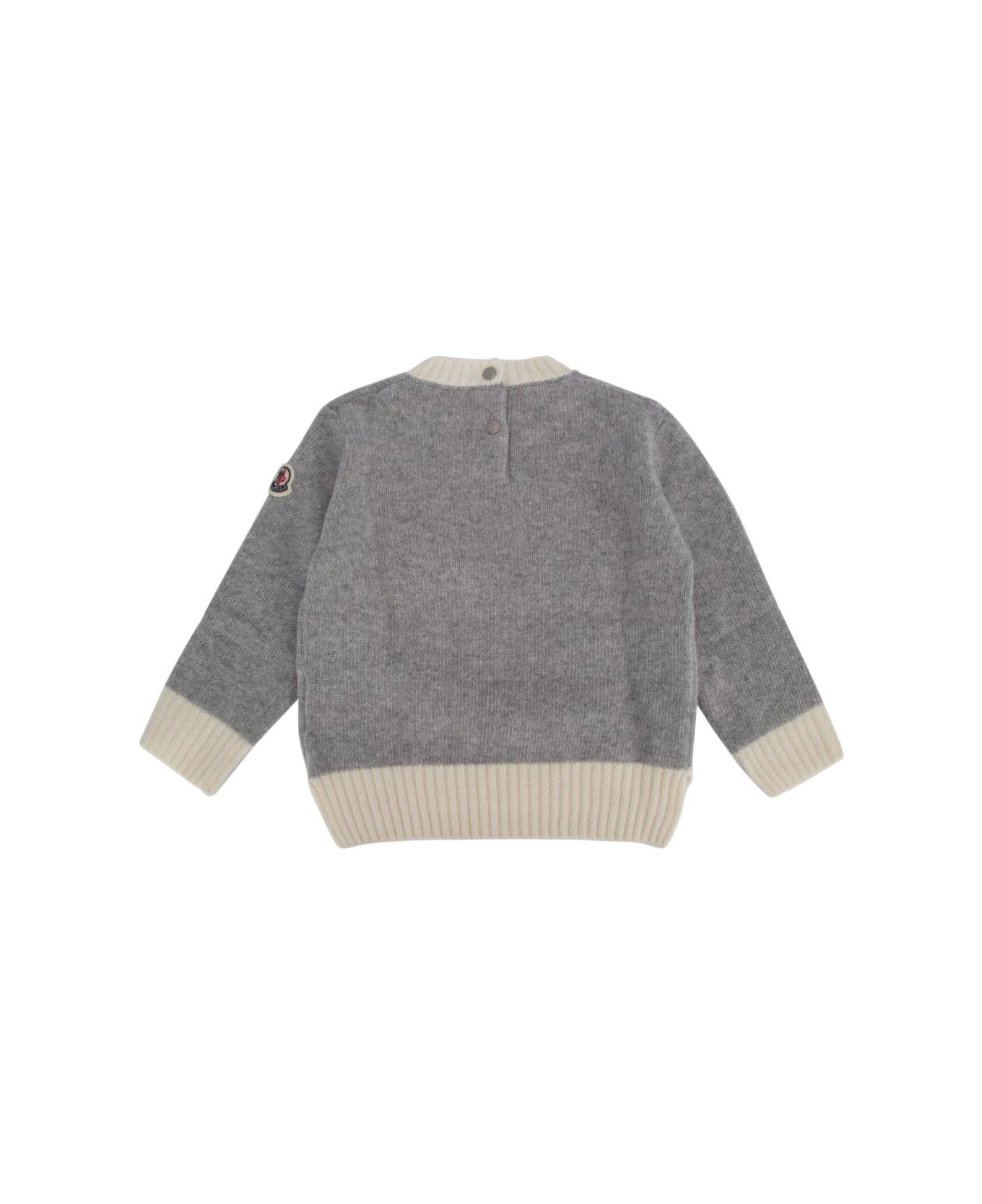 Moncler Logo-patch Crewneck Jumper