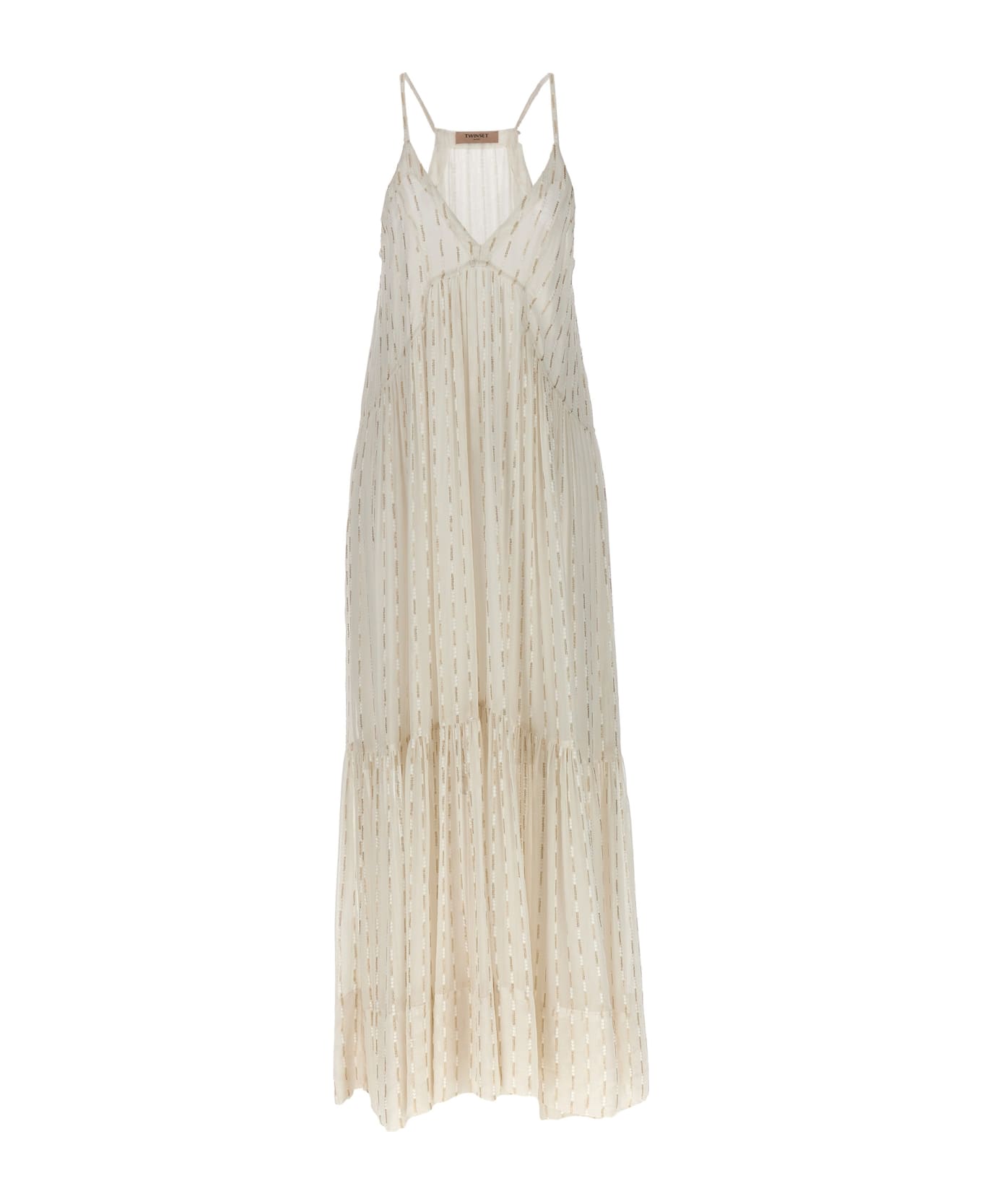 TwinSet 'neve' Dress - Bianco