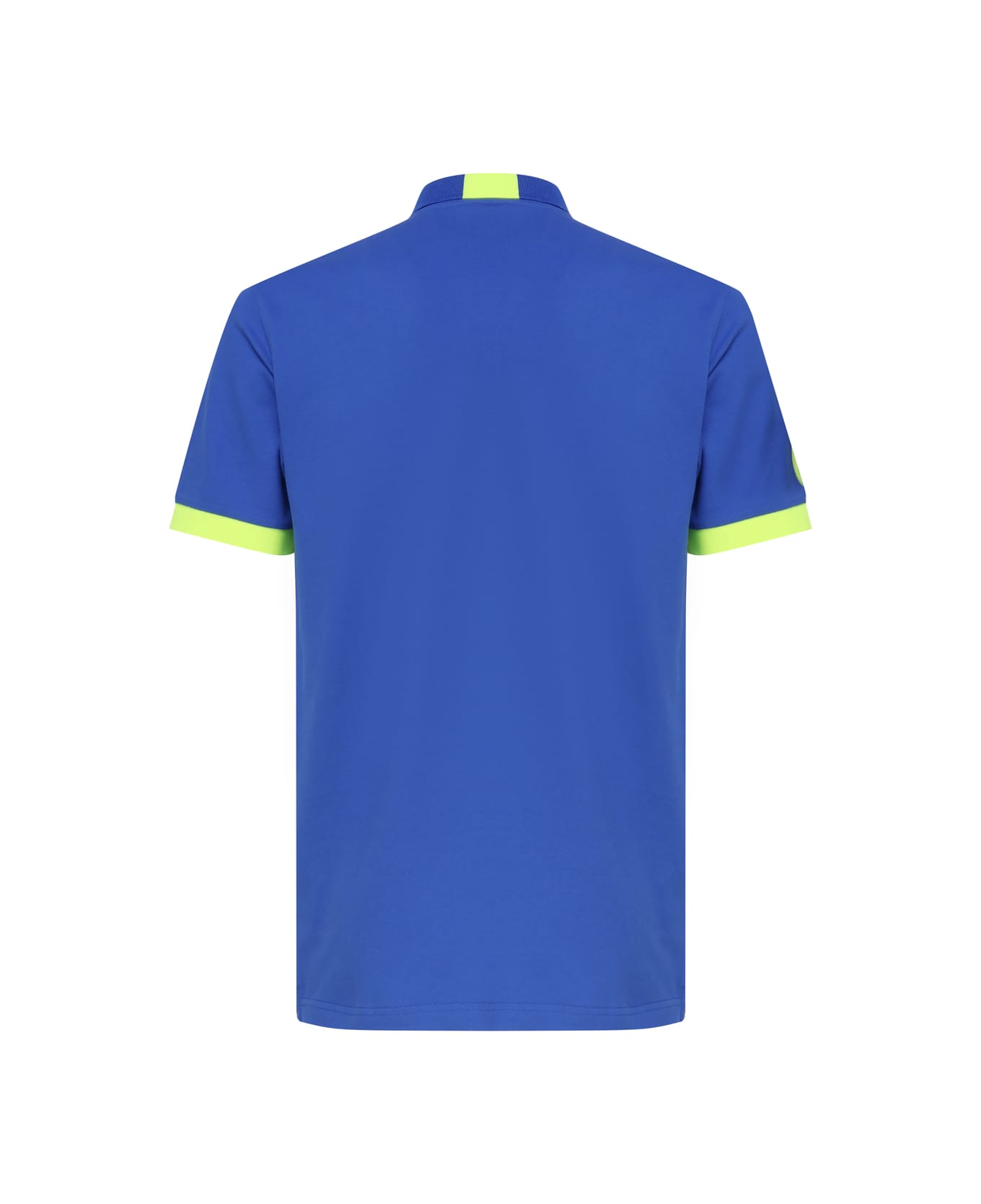 Sun 68 Polo T-shirt With Front Logo - Blue