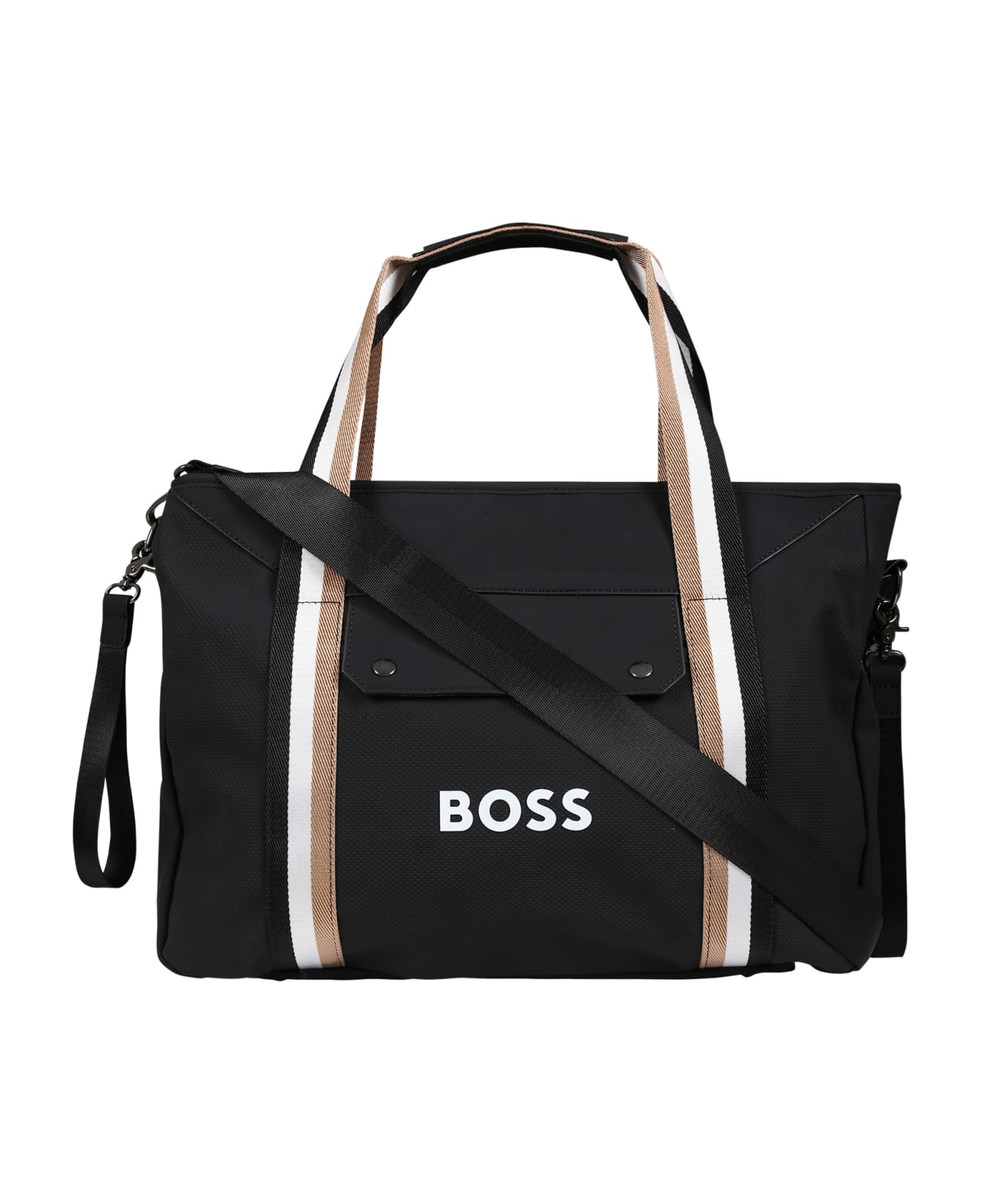 Hugo Boss Baby - Black Monogram Changing Bag