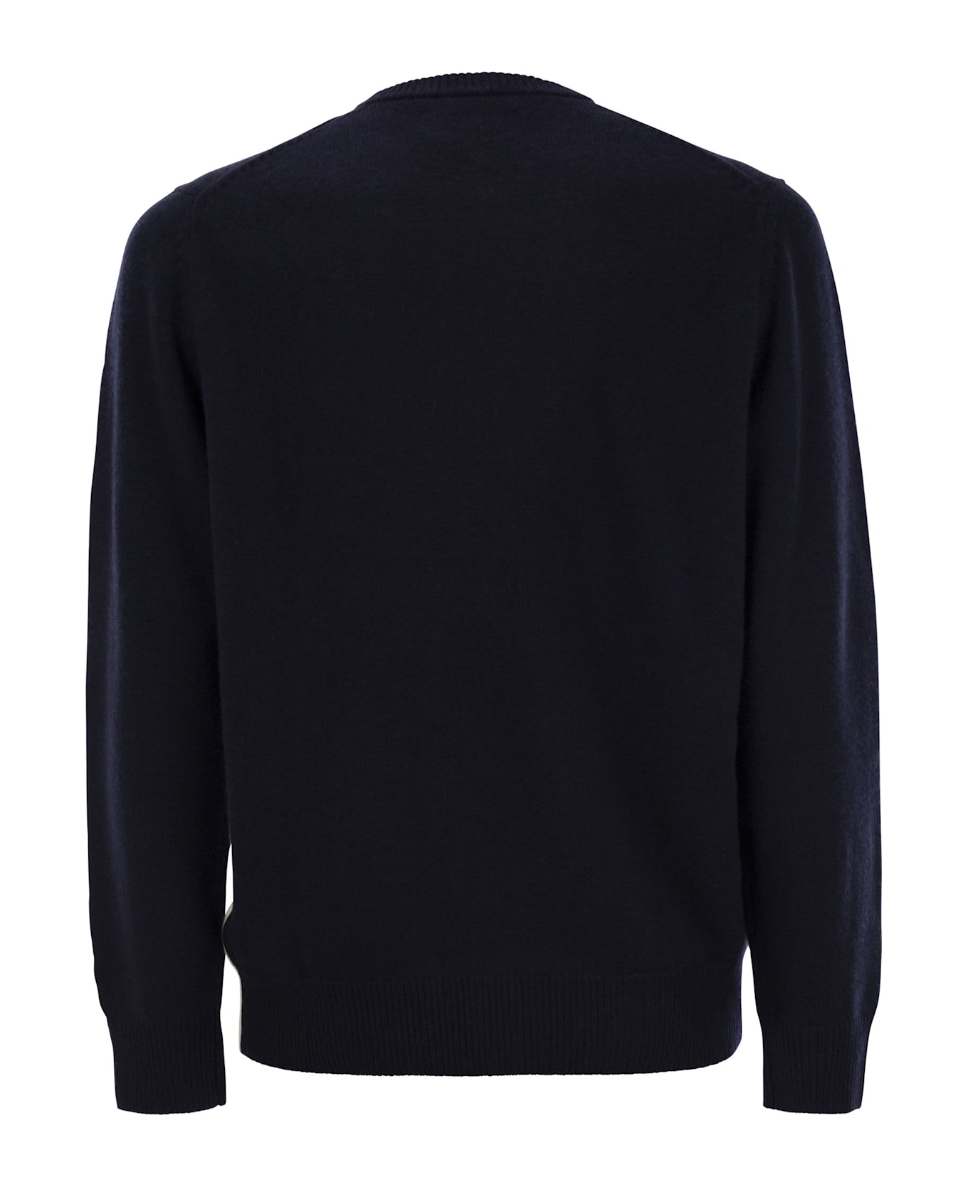 MC2 Saint Barth Cortina Wool And Cashmere Blend Jumper - Navy