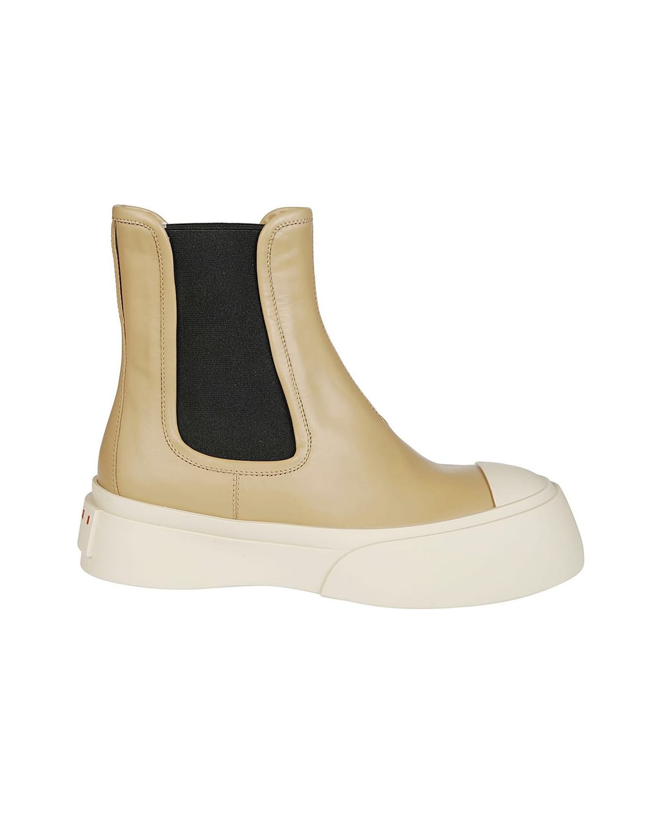Marni Chelsea Ankle Boots - White