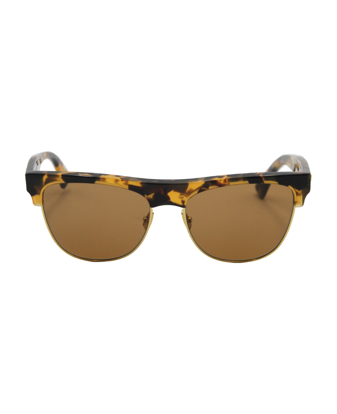 Bottega Veneta Eyewear Squared Sunglasses - Multicolor