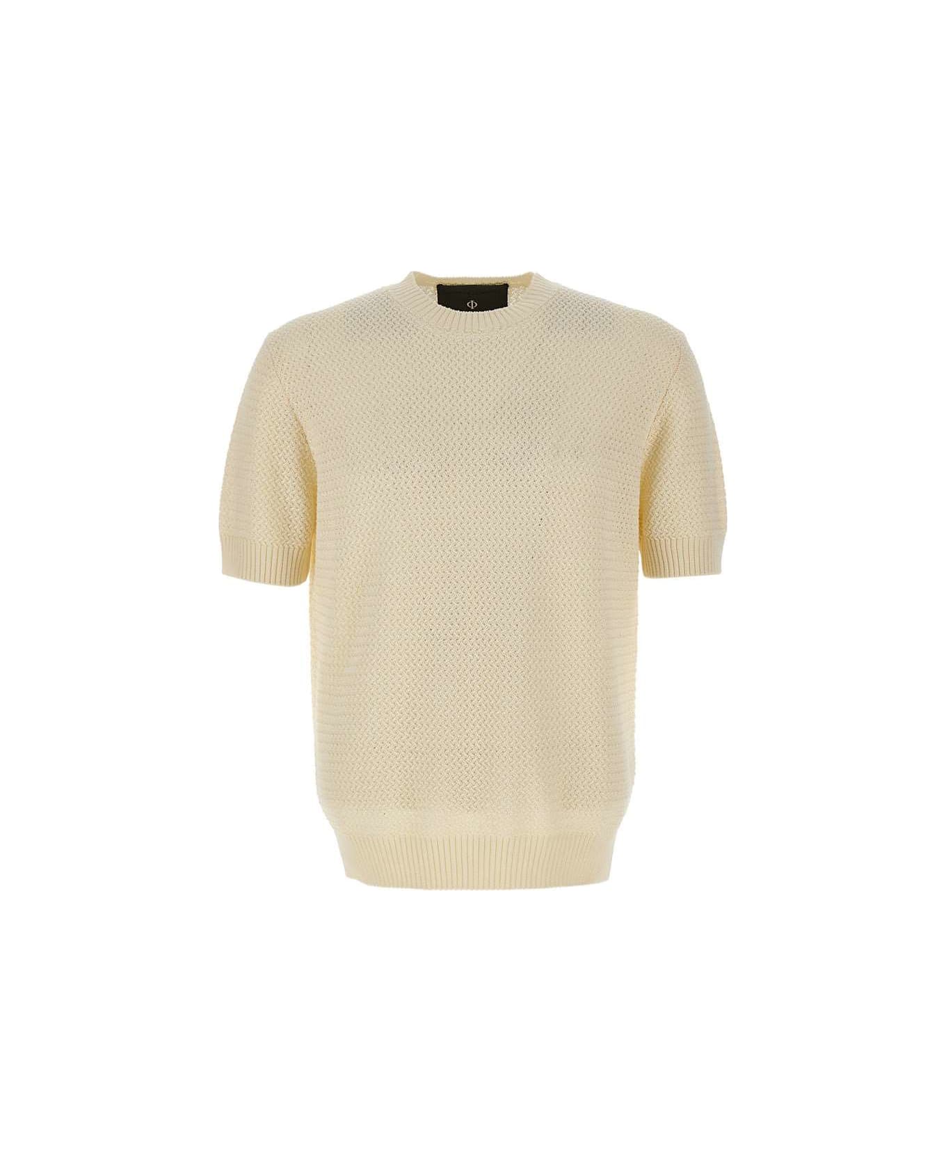 Filippo De Laurentiis Cotton Sweater - WHITE ニットウェア