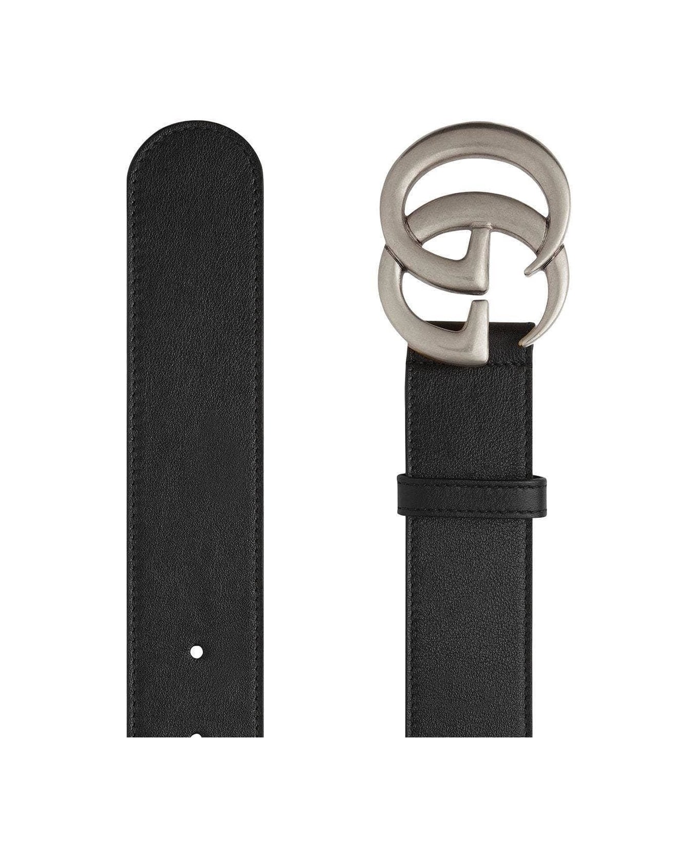 Gucci Double G Buckle Belt - Black