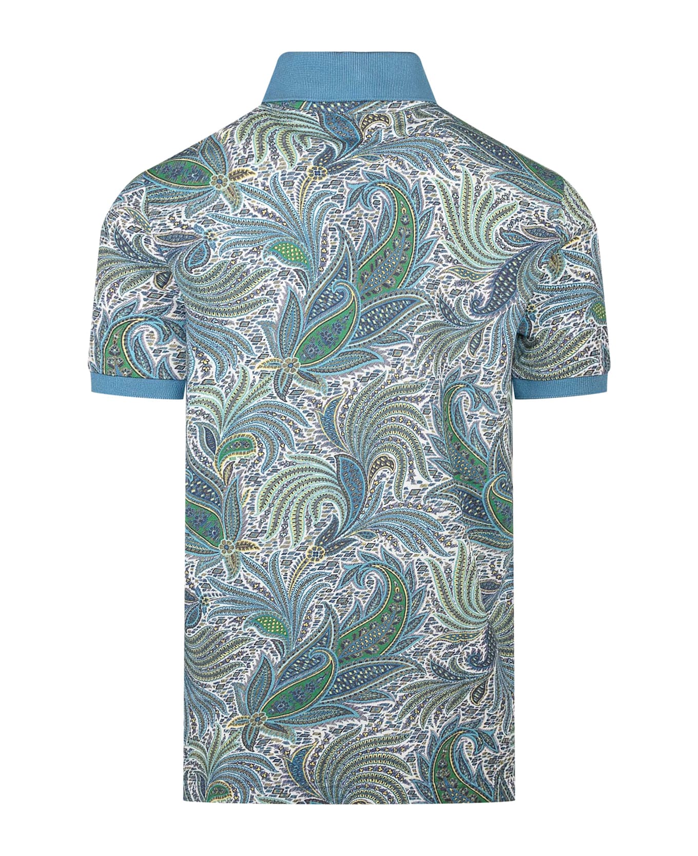 Etro Roma Polo Shirt - STAMPA FDO BLU