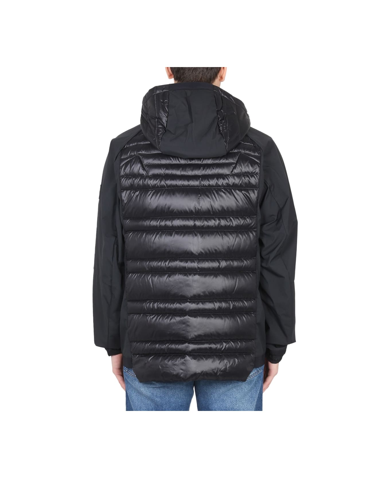 Hugo Boss Hooded Jacket - BLACK