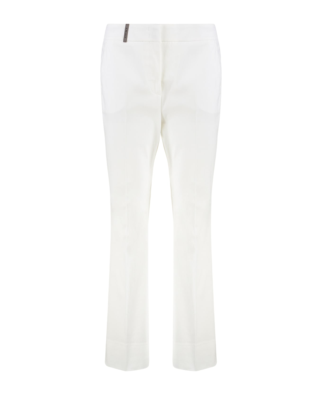 Peserico Cotton Trousers - White