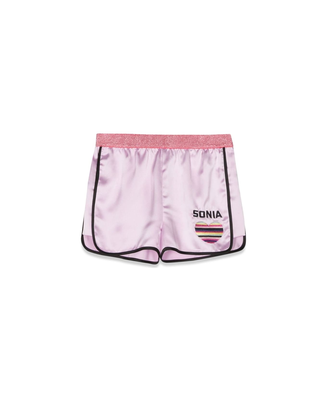 Sonia Rykiel Heart Logo Shorts - LILAC