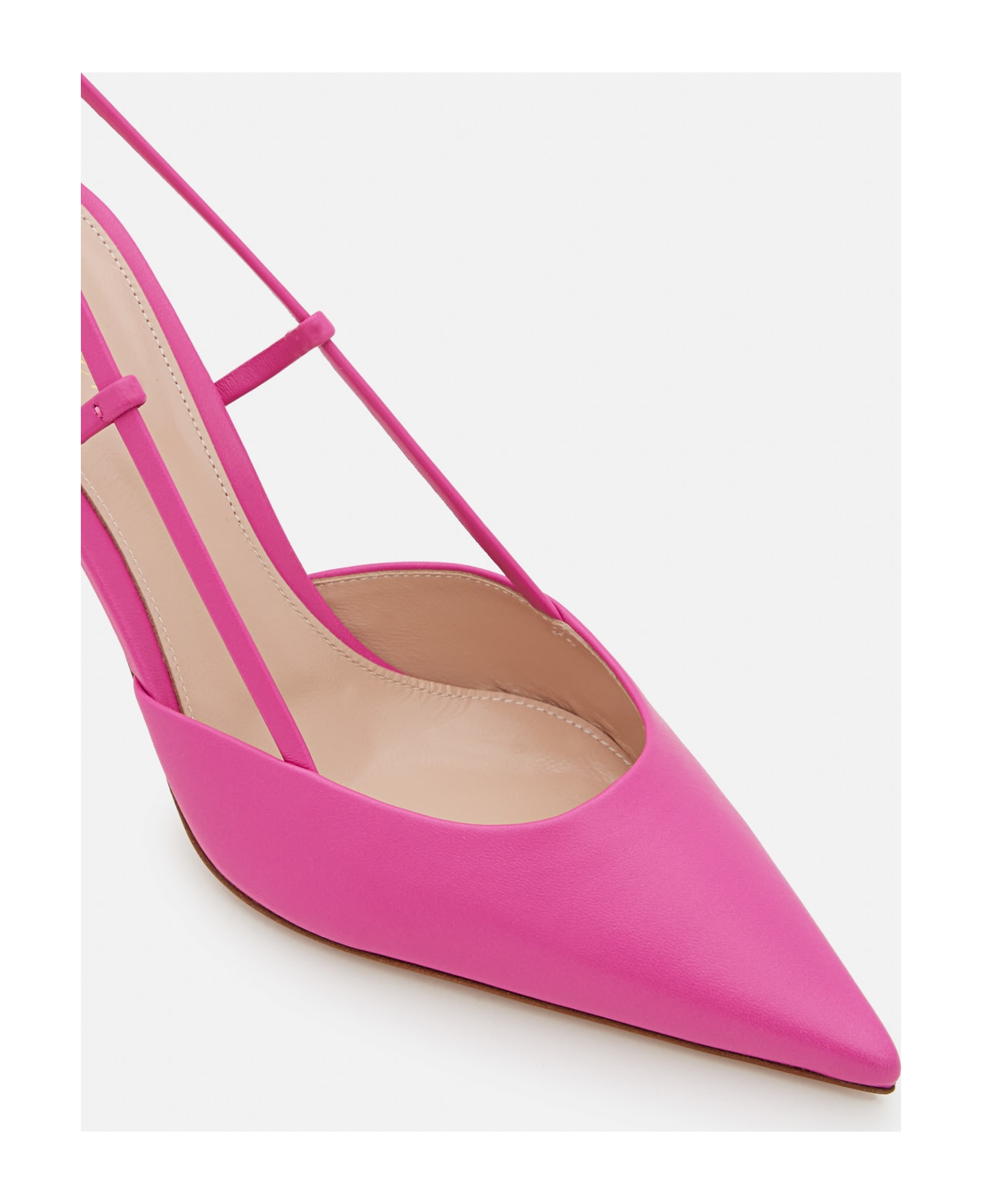 Gianvito Rossi 85mm Ascent Leather Pumps - Pink