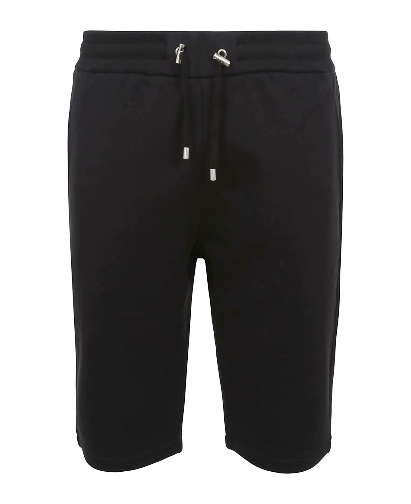 Balmain Flock Bermuda Shorts - Eab Noir