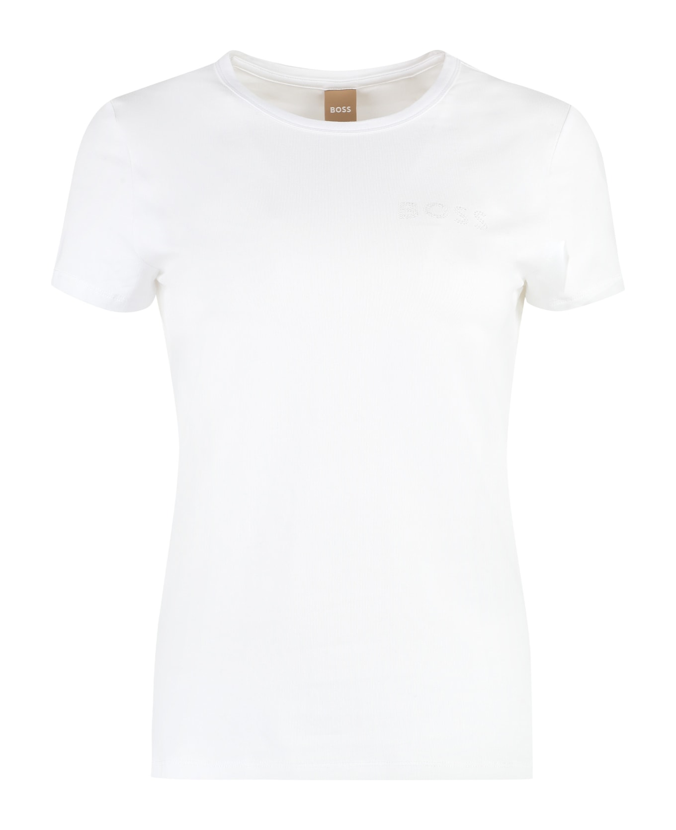 Hugo Boss Cotton Crew-neck T-shirt - White