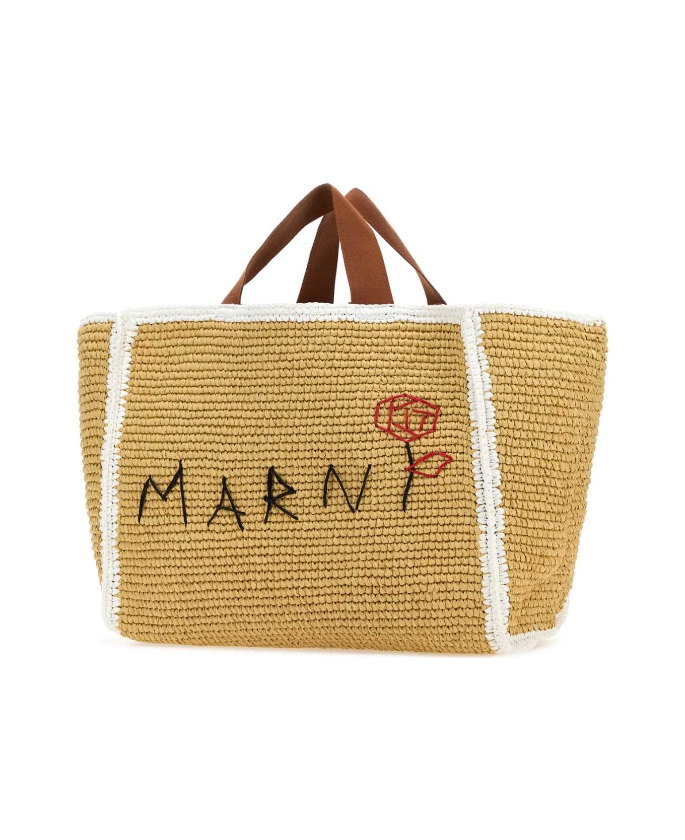 Marni Raffia Shopping Bag - ZO761
