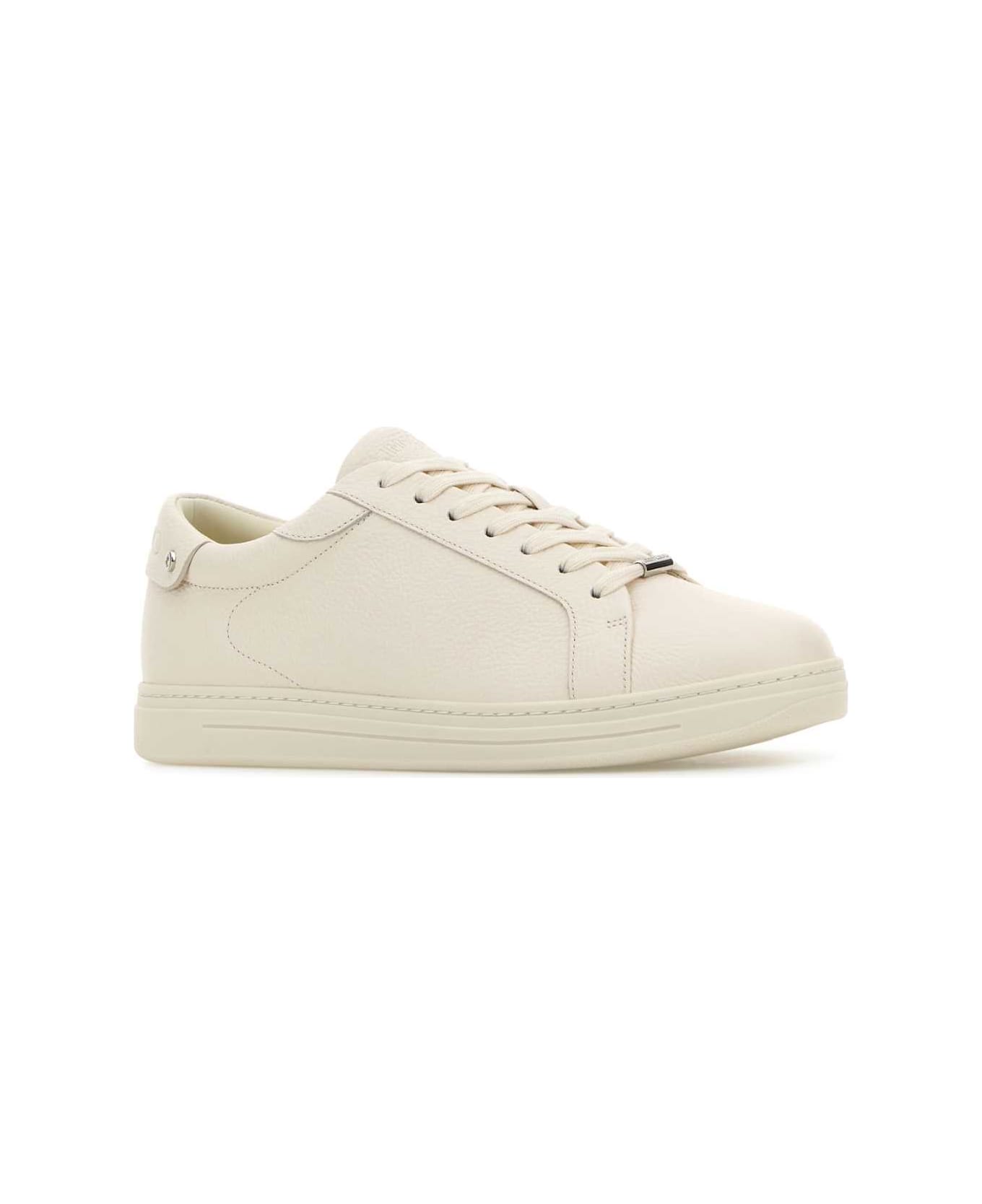 Jimmy Choo Iovry Leather Rome/m Sneakers - VLATTE