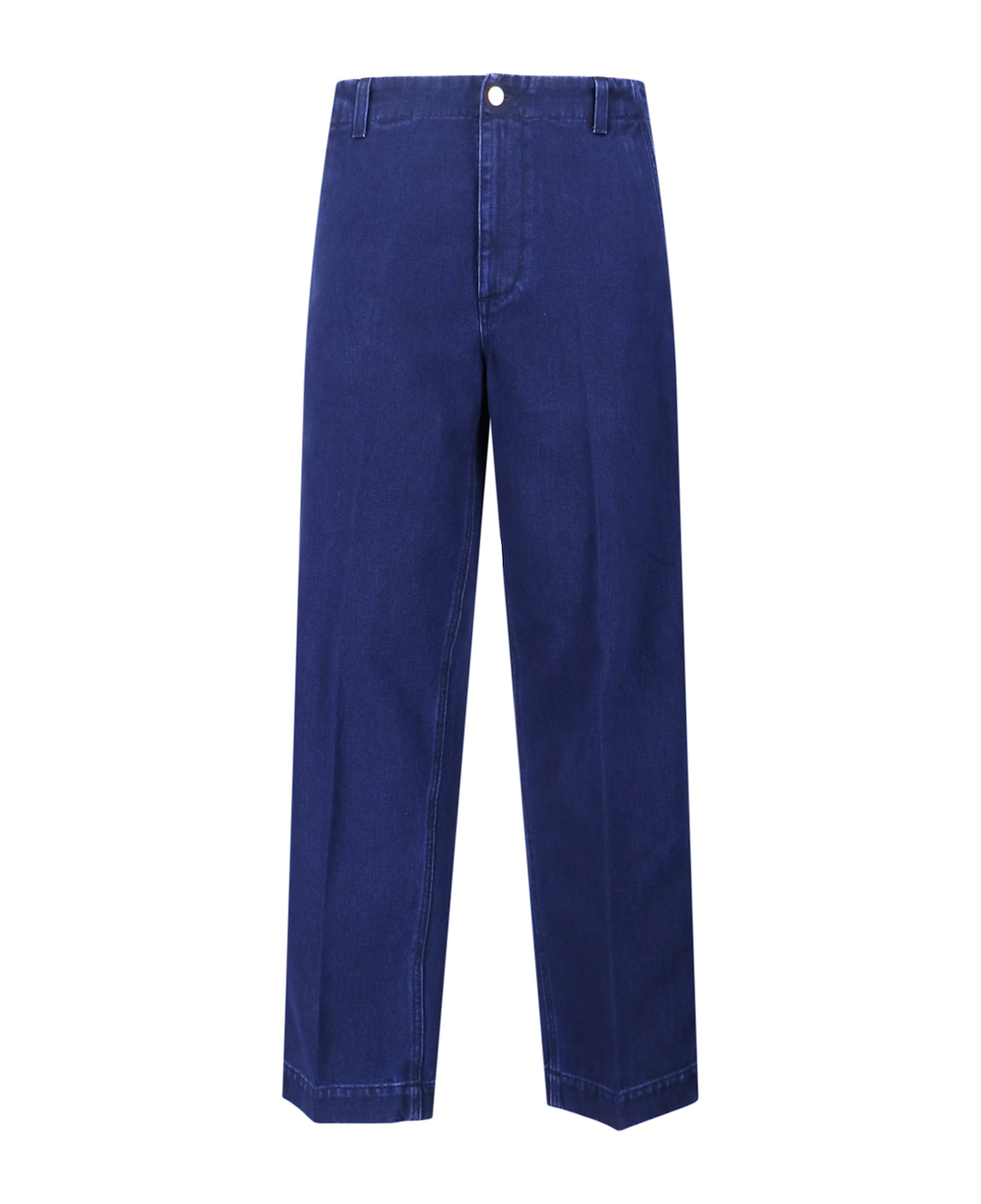 Gucci Logo Straight Jeans - Blue