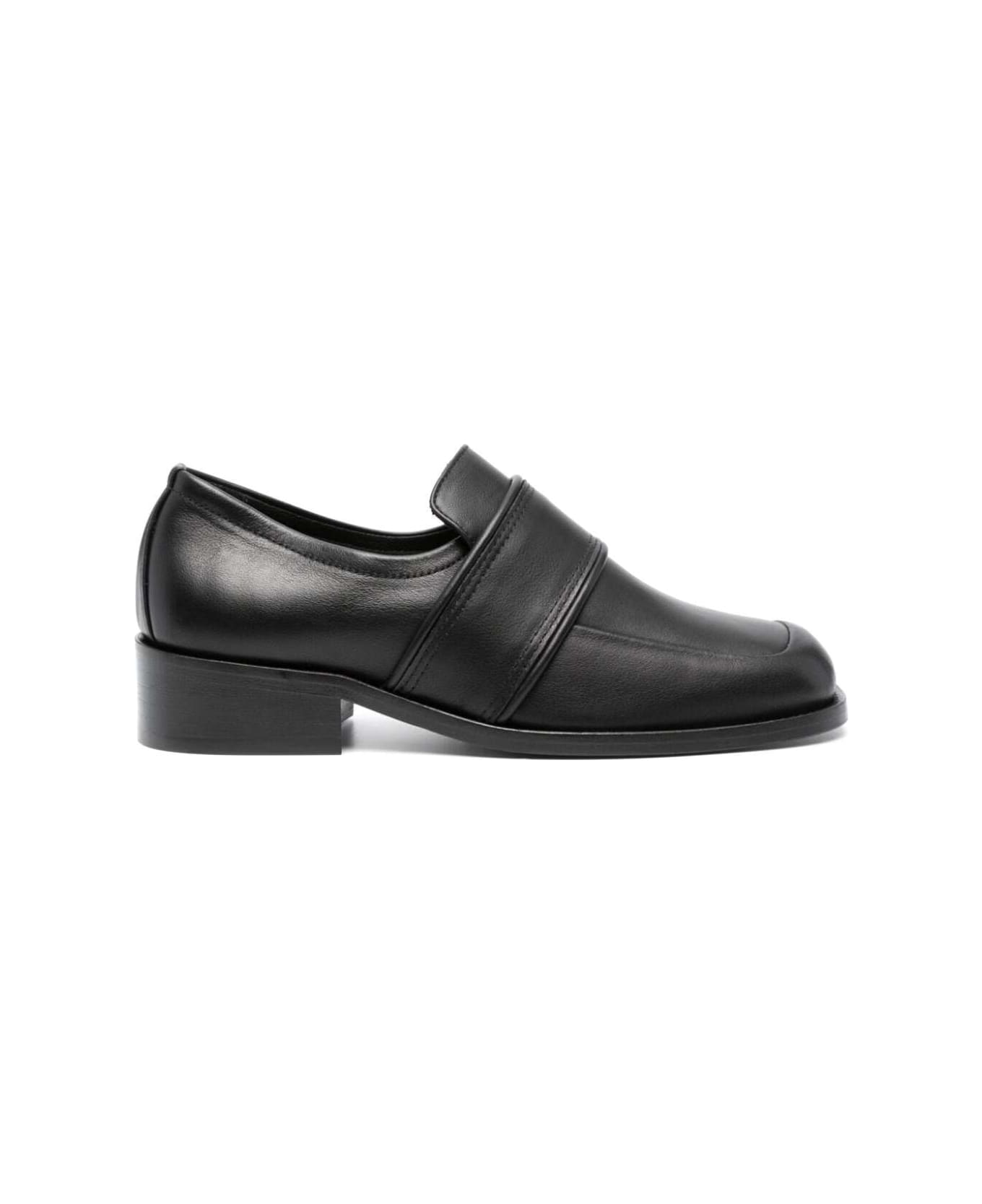 BY FAR Cyril Black Nappa Leather - Black フラットシューズ