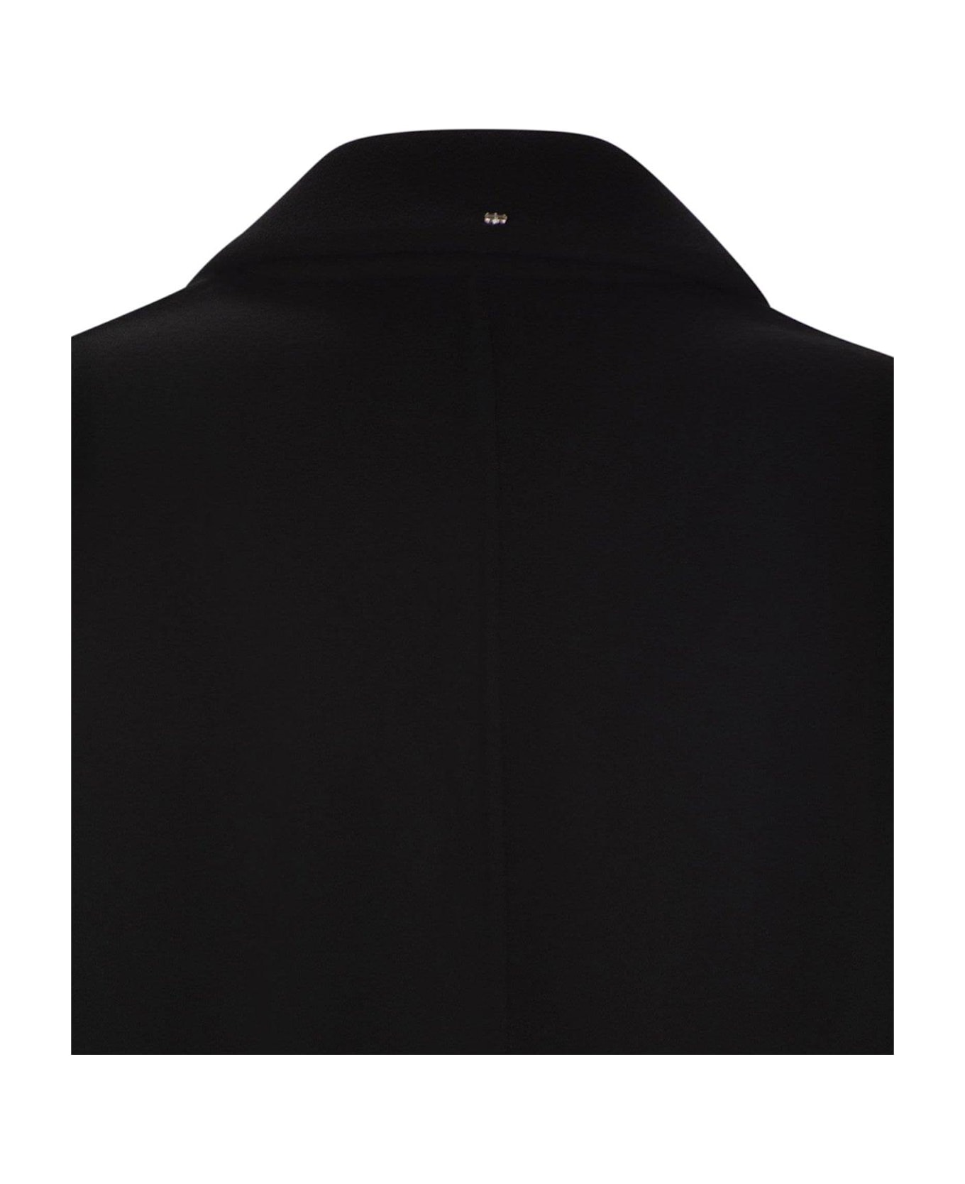 SportMax Single-breasted Mid-length Coat - NERO