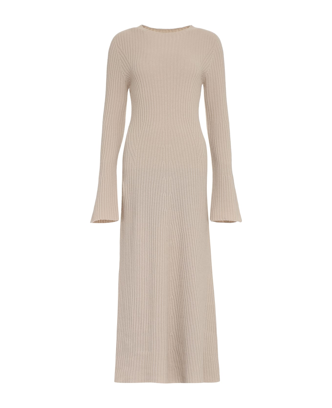 Roberto Collina Knitted Dress - Beige