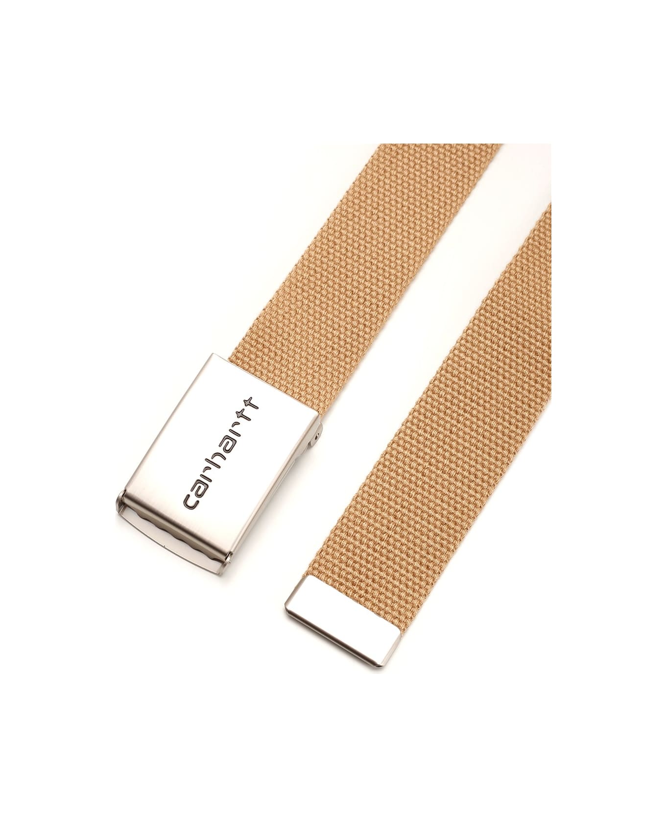 Carhartt Beige 'clip Chrome' Belt - Beige