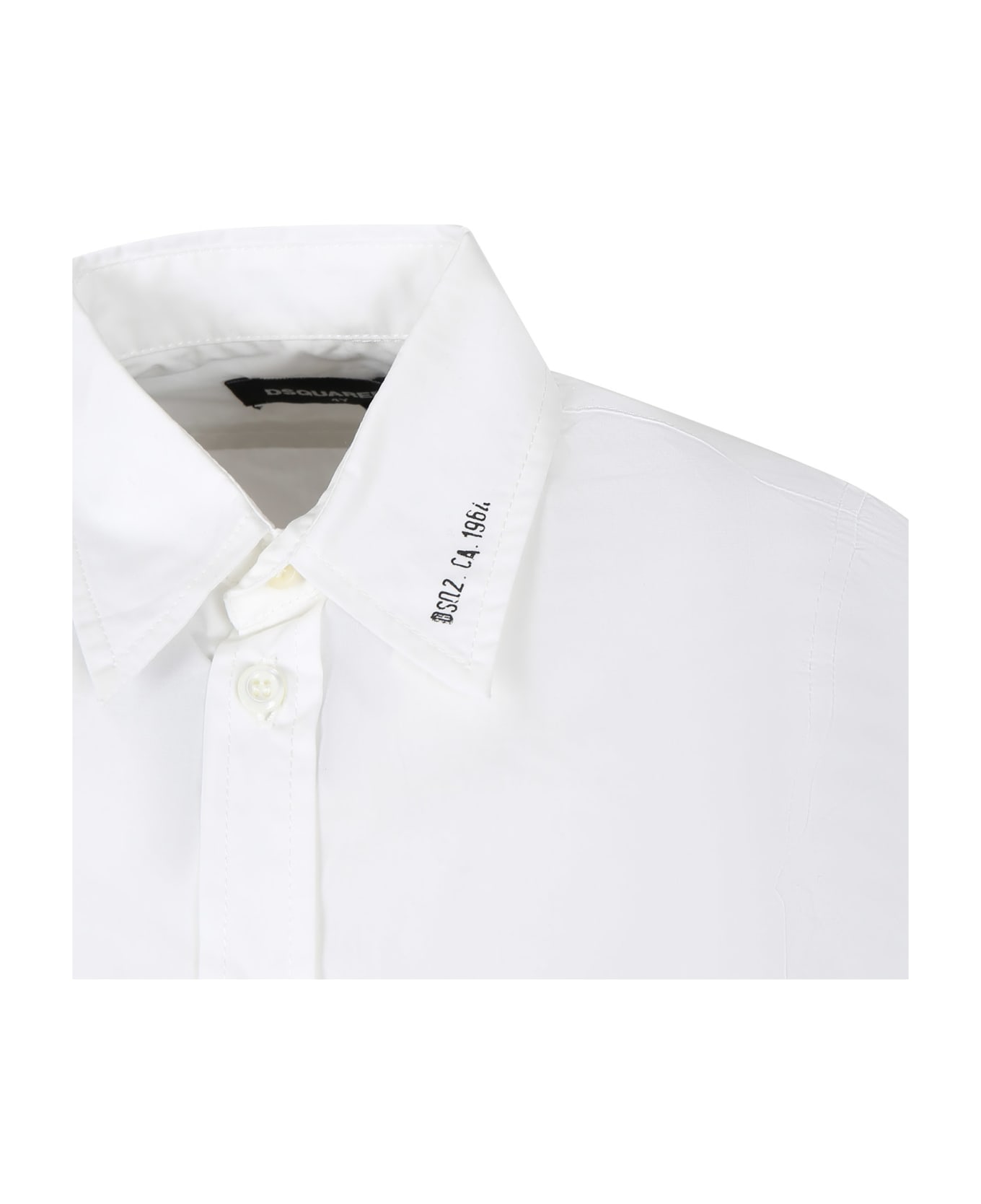 Dsquared2 White Shirt For Boy - White