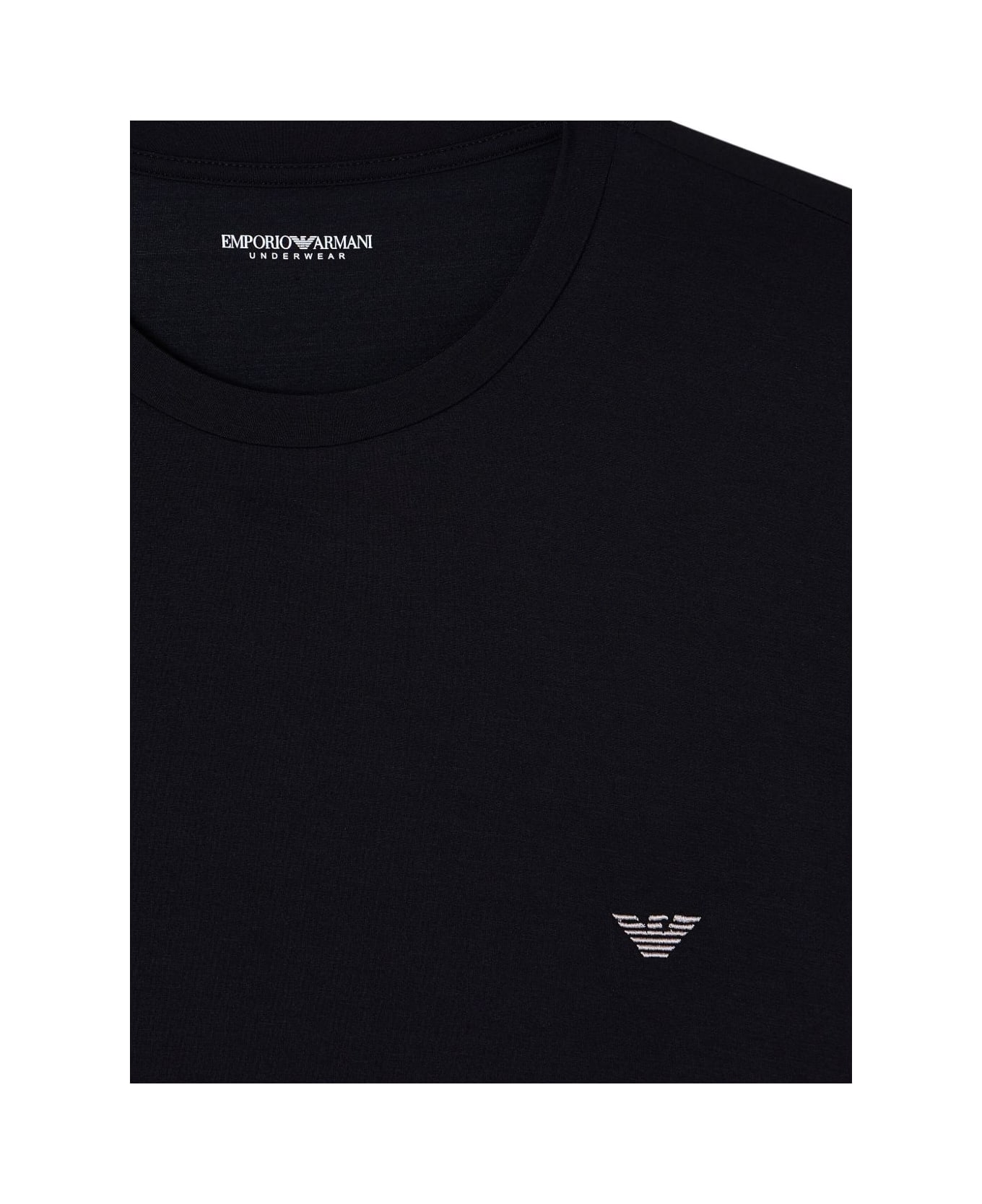 Emporio Armani Logo T-shirt - Black