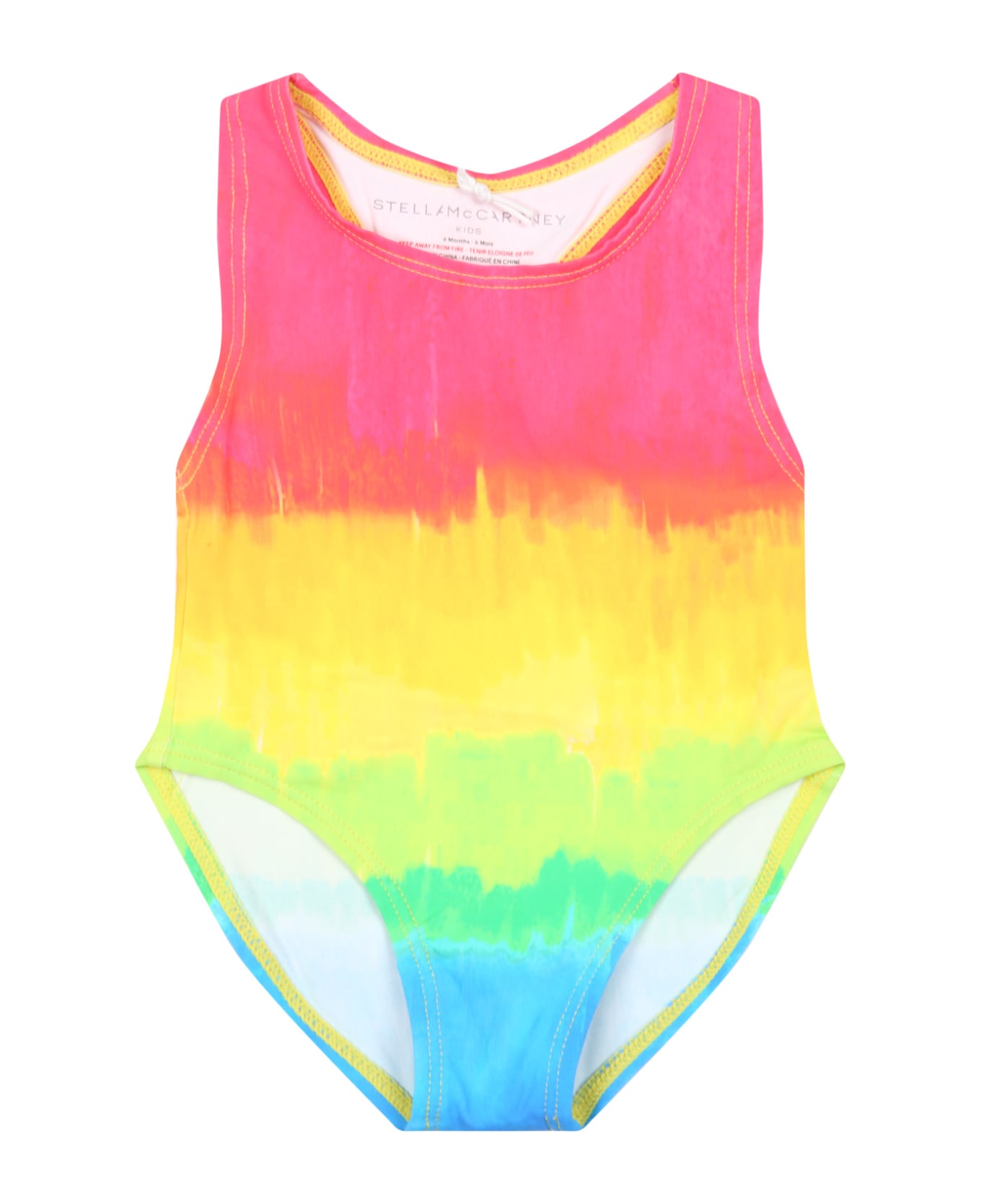 Stella McCartney Kids Multicolor Swimsuit For Baby Girl - Multicolor
