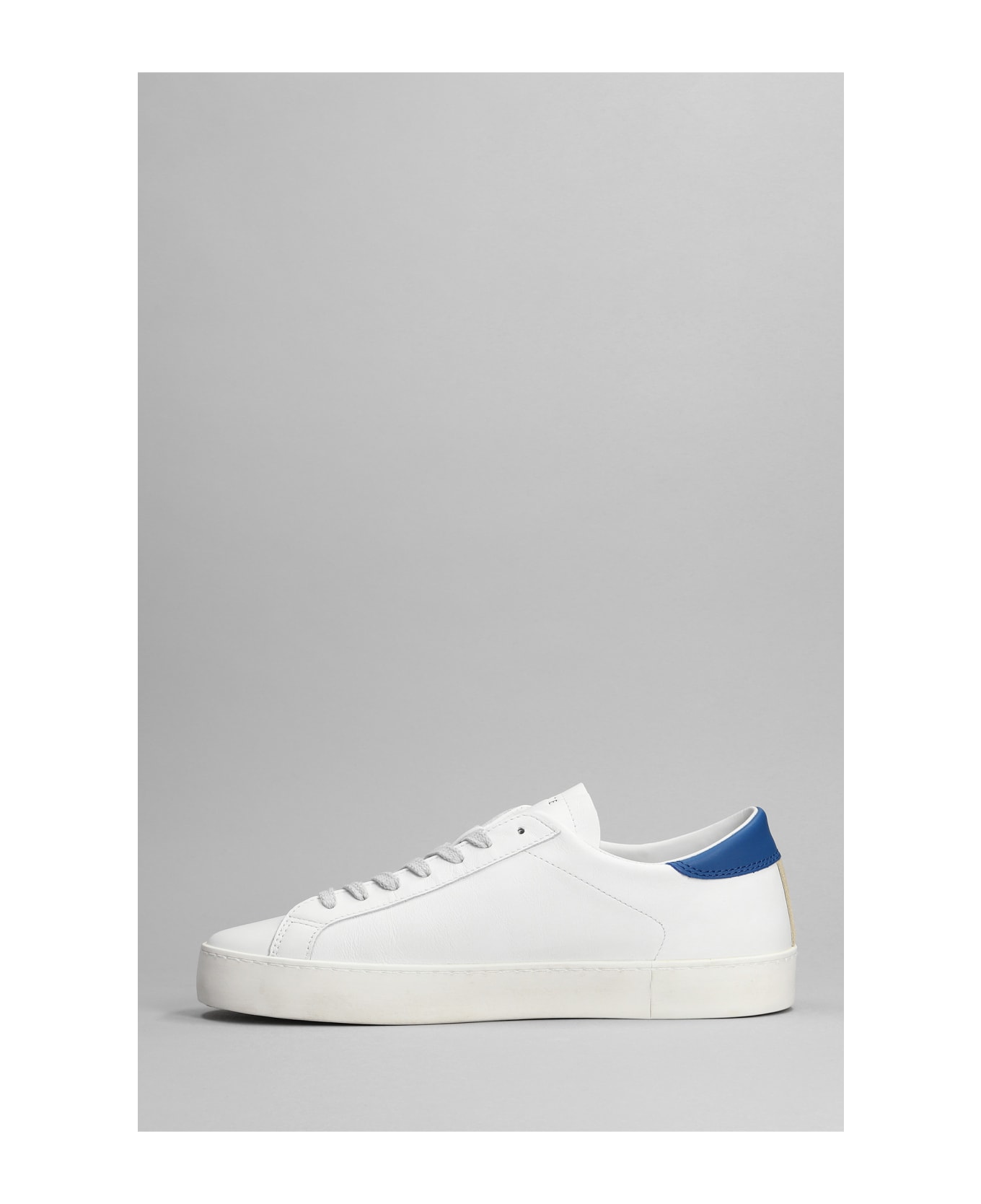 D.A.T.E. Hill Low Sneakers In White Leather - White