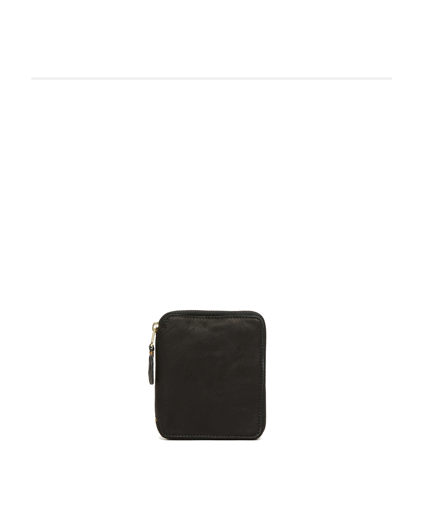 Comme des Garçons Washed Leather Wallet - Black