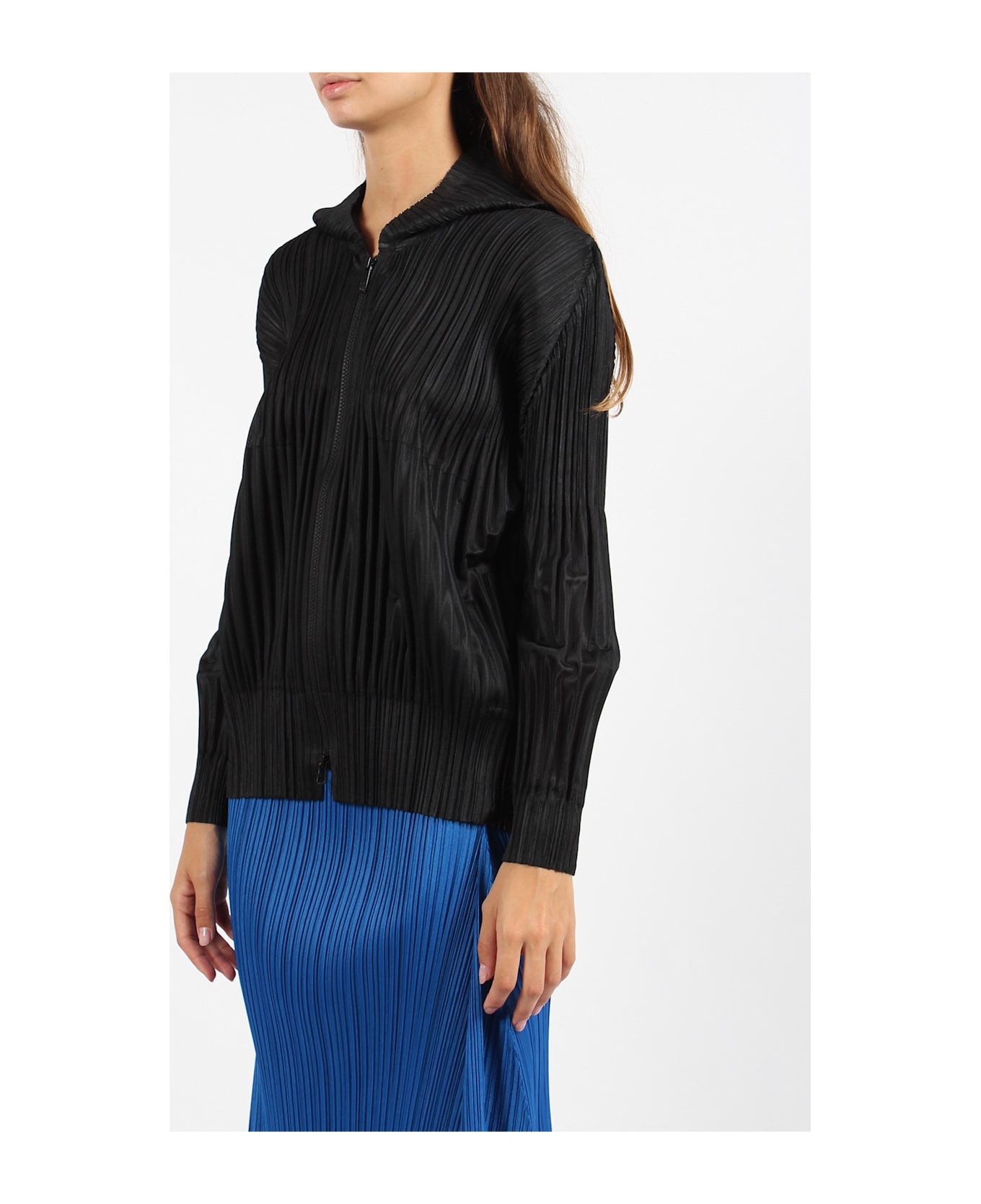 PLEATS PLEASE ISSEY MIYAKE｜HOODIES/SWEATS (PP56JC154-15 Pleats Please Issey Miyake Pleated Zip Front Hoodie | Nordstrom