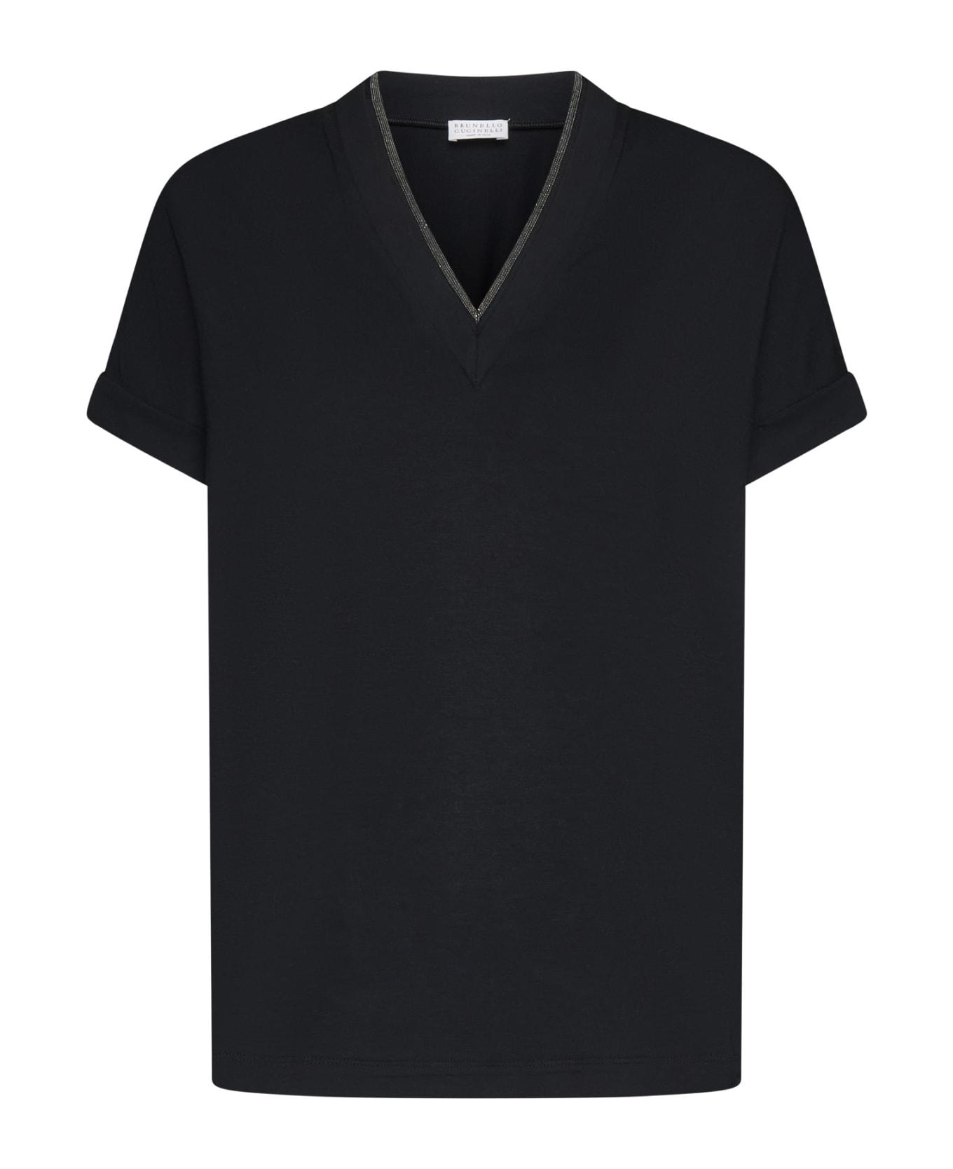 Brunello Cucinelli Monile T-shirt - Nero Tシャツ