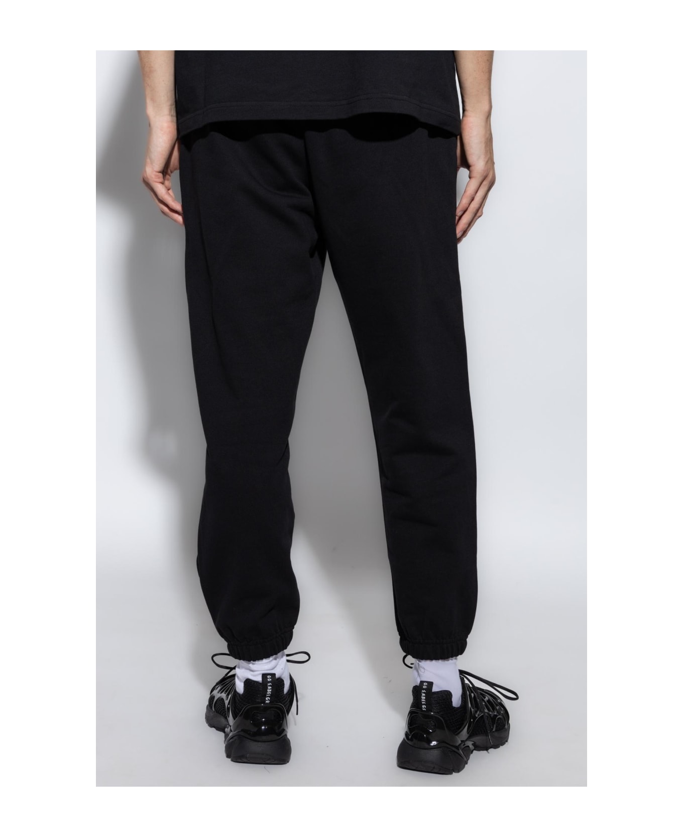 44 Label Group Sweatpants With Logo - Black スウェットパンツ