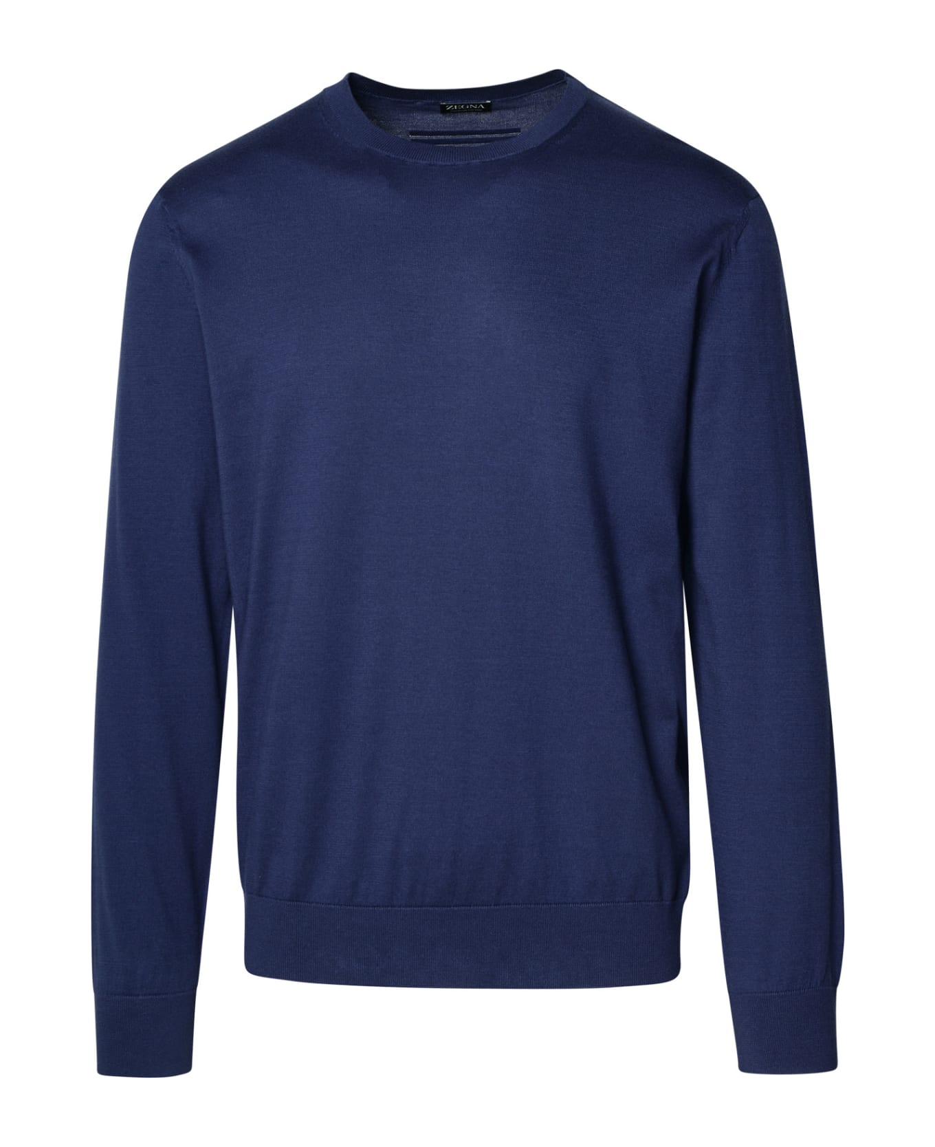 Zegna Blue Cotton Sweater - Blue