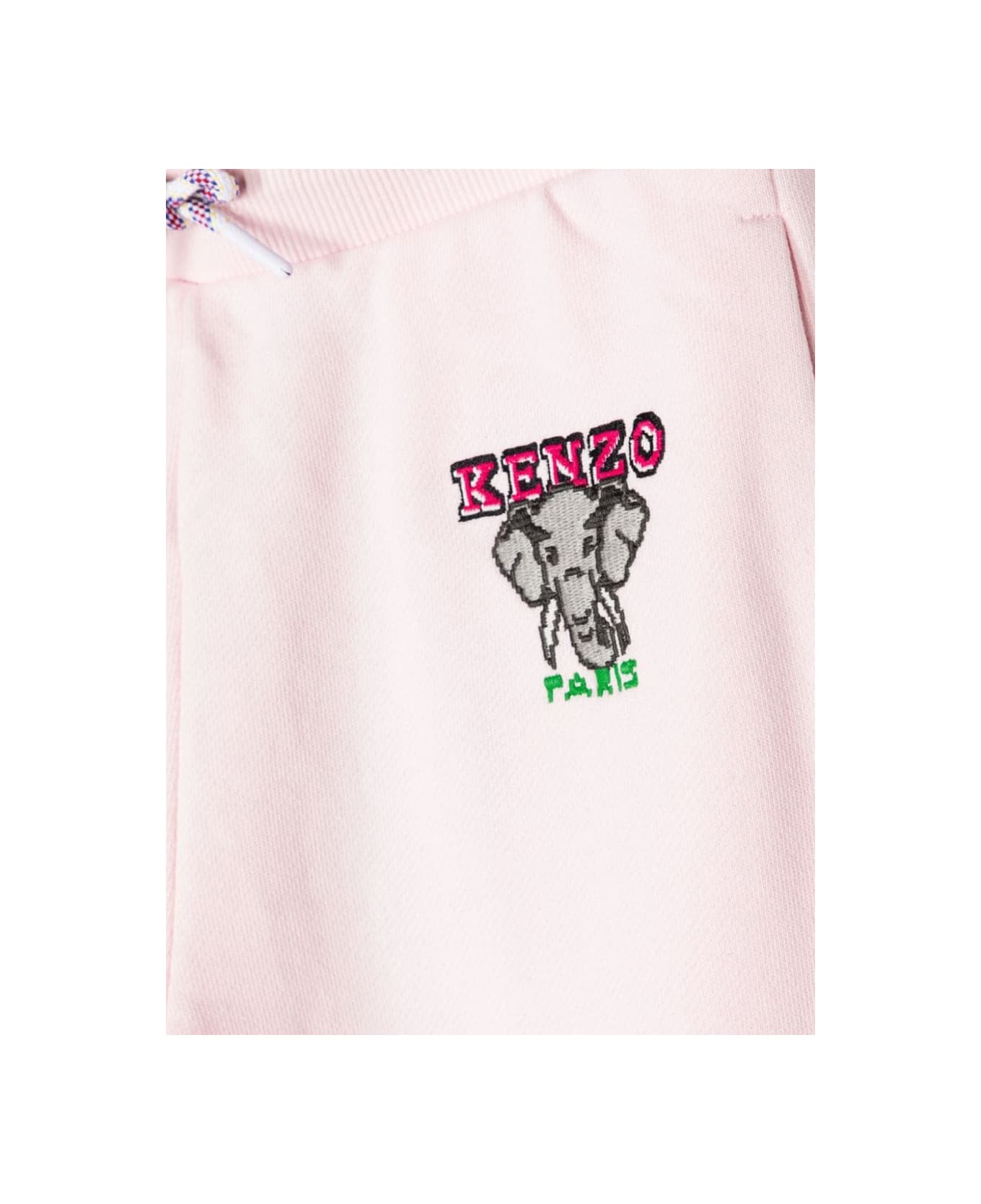 Kenzo Kids Wide Jogger With Drawstring - PINK